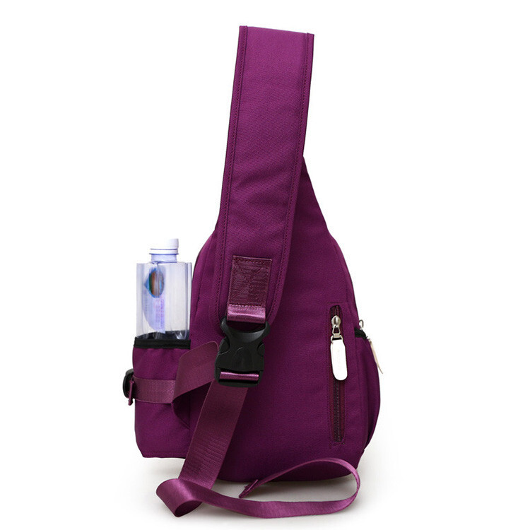 Men’s Women’s Nylon Chest Sling Bag Crossbody Shoulder Backpack Sport Satchel