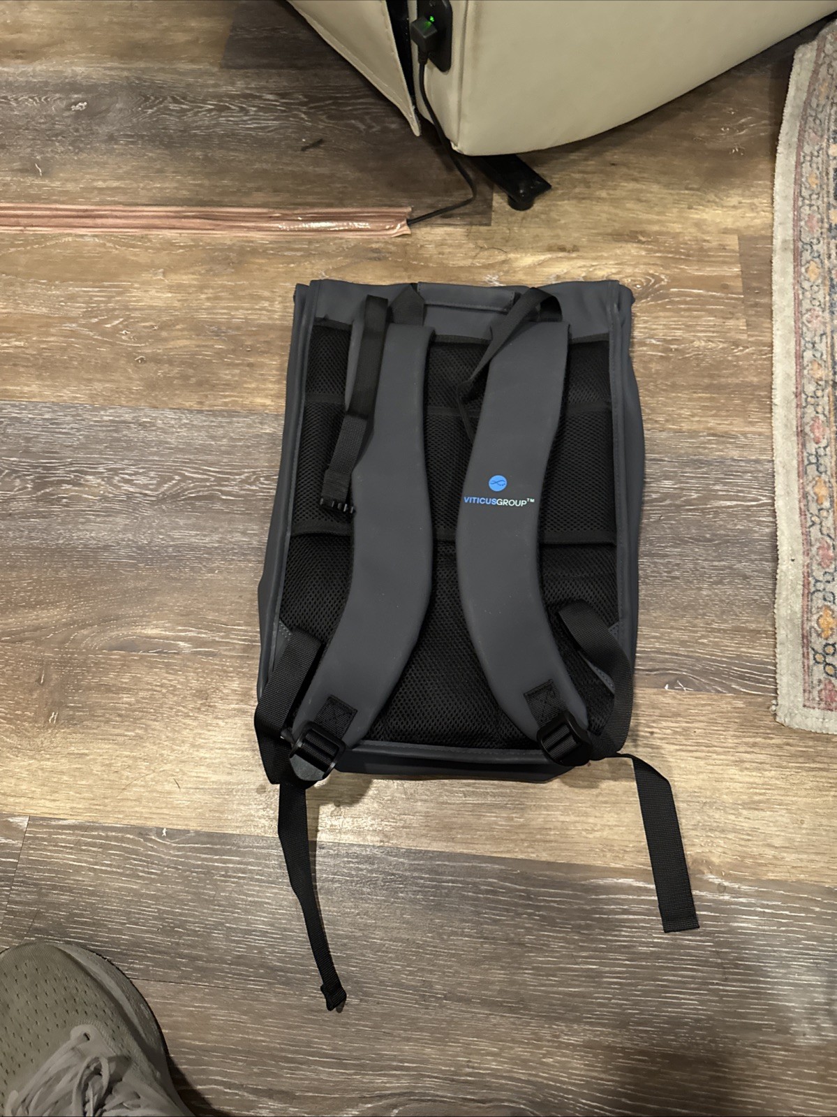 Ellevet Sciences Rolltop Rucksack Waterproof Backpack Black 19″ x 12″ x 5″ A8