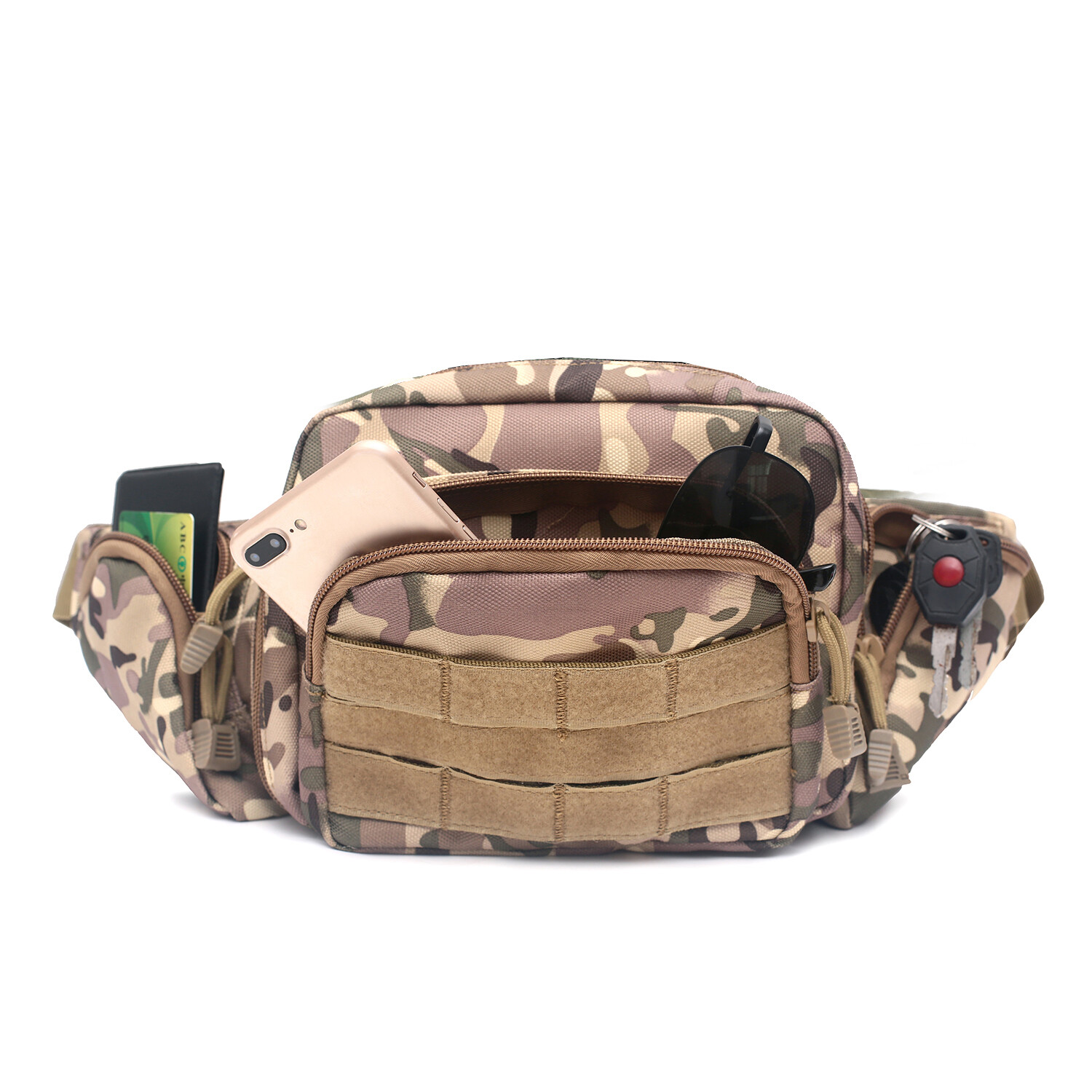 Mens Tactical Chest Bag Concealed Pistol Cases Travel Fanny Pack Molle Pouch USA