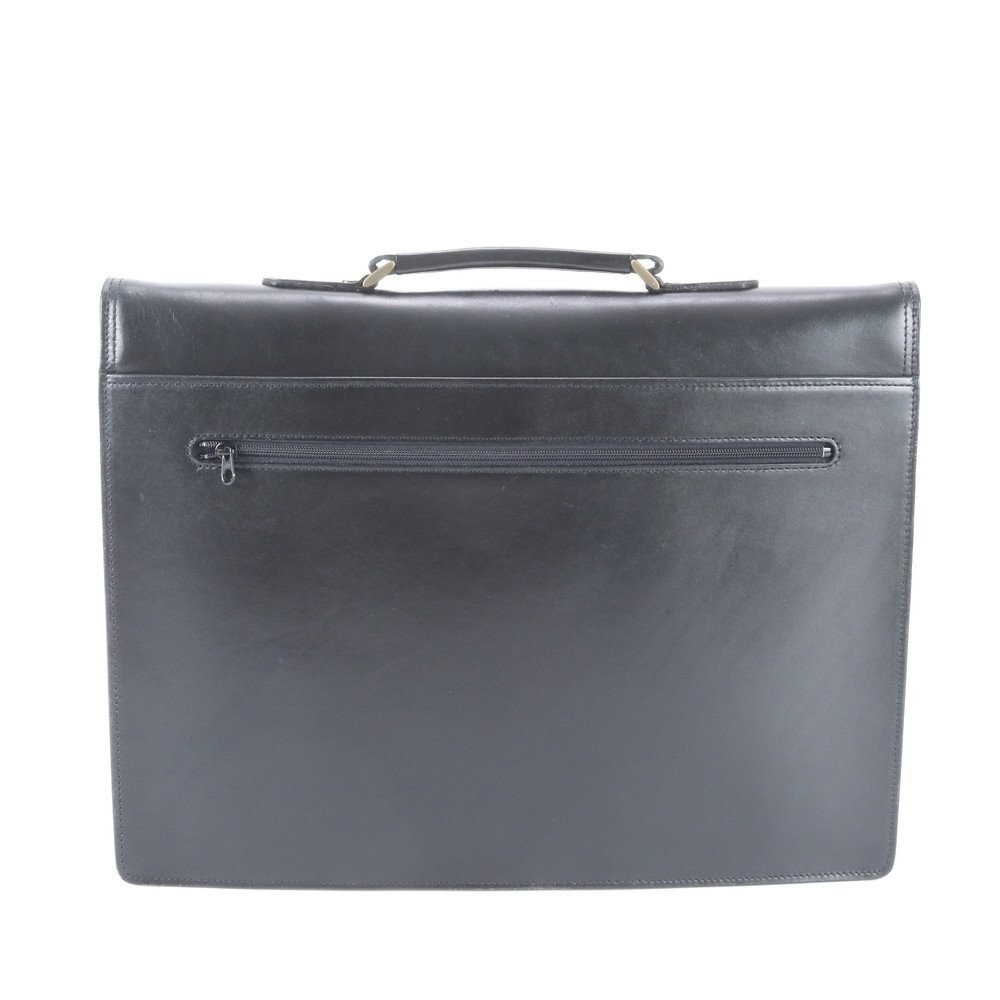 Porter Yoshida Leather Briefcase Business Bag Document Bag Black 42cm