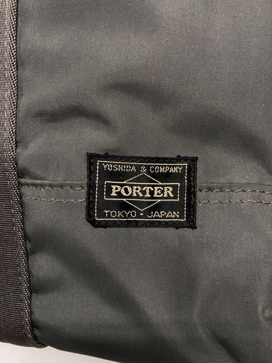 Authentic PORTER Nylon Tote Bag Gray 13cm Depth 25cm Height 34cm Width