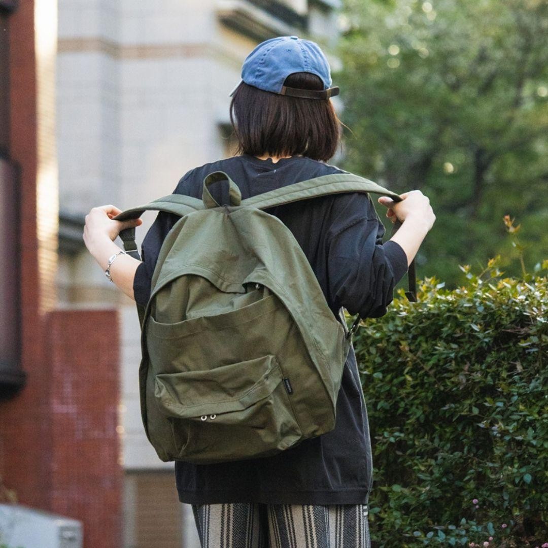 nanamica Day Pack S25SO105 Olive Green Backpack 45x40x16 cm