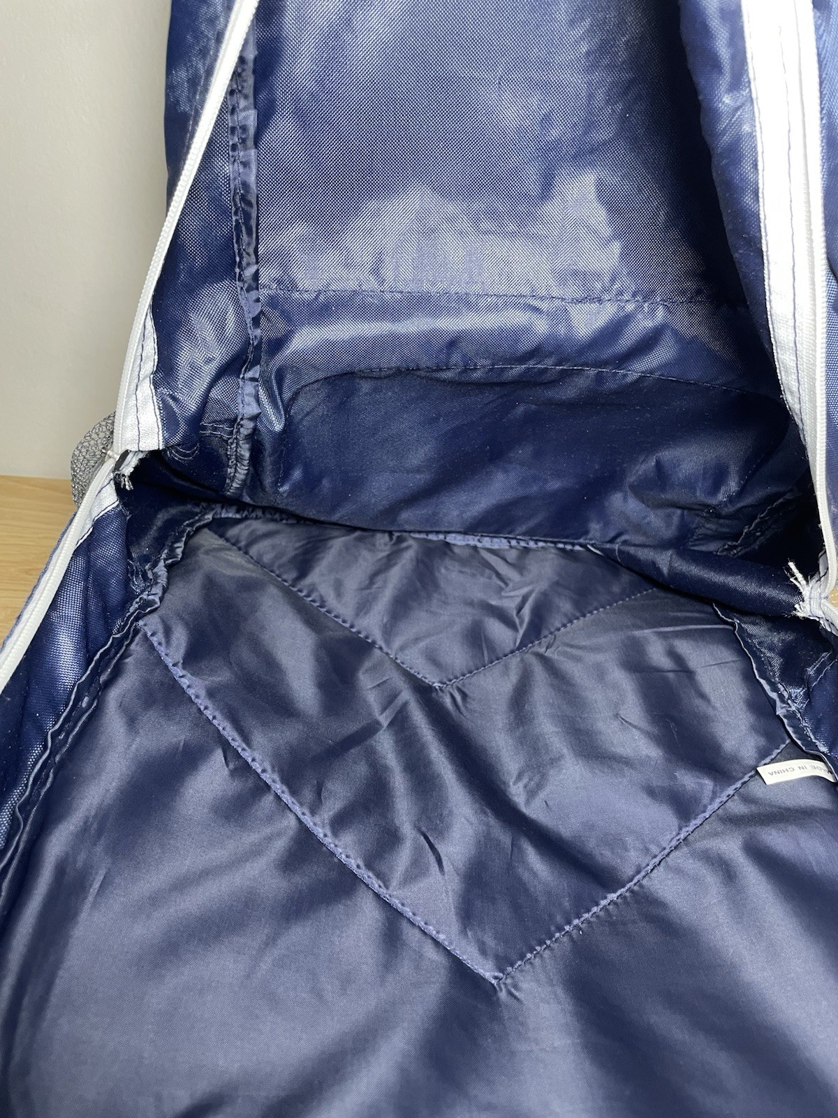 Royal Caribbean International Backpack / Book Bag – Blue & White With Key Chain