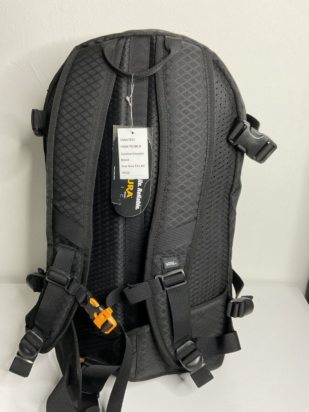 Vans off the wall Construct Snowpack CORDURA Fabric Black Snowboard