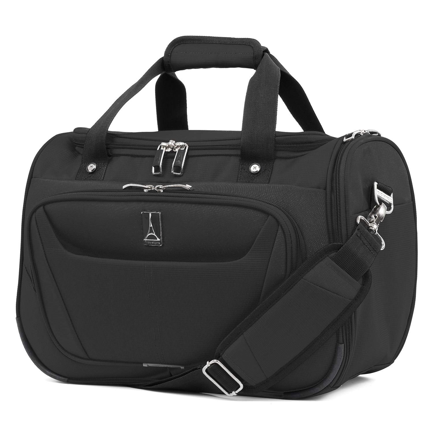 Travelpro Maxlite 5 Softside Lightweight Underseat Tote, Black 18 Inch U25
