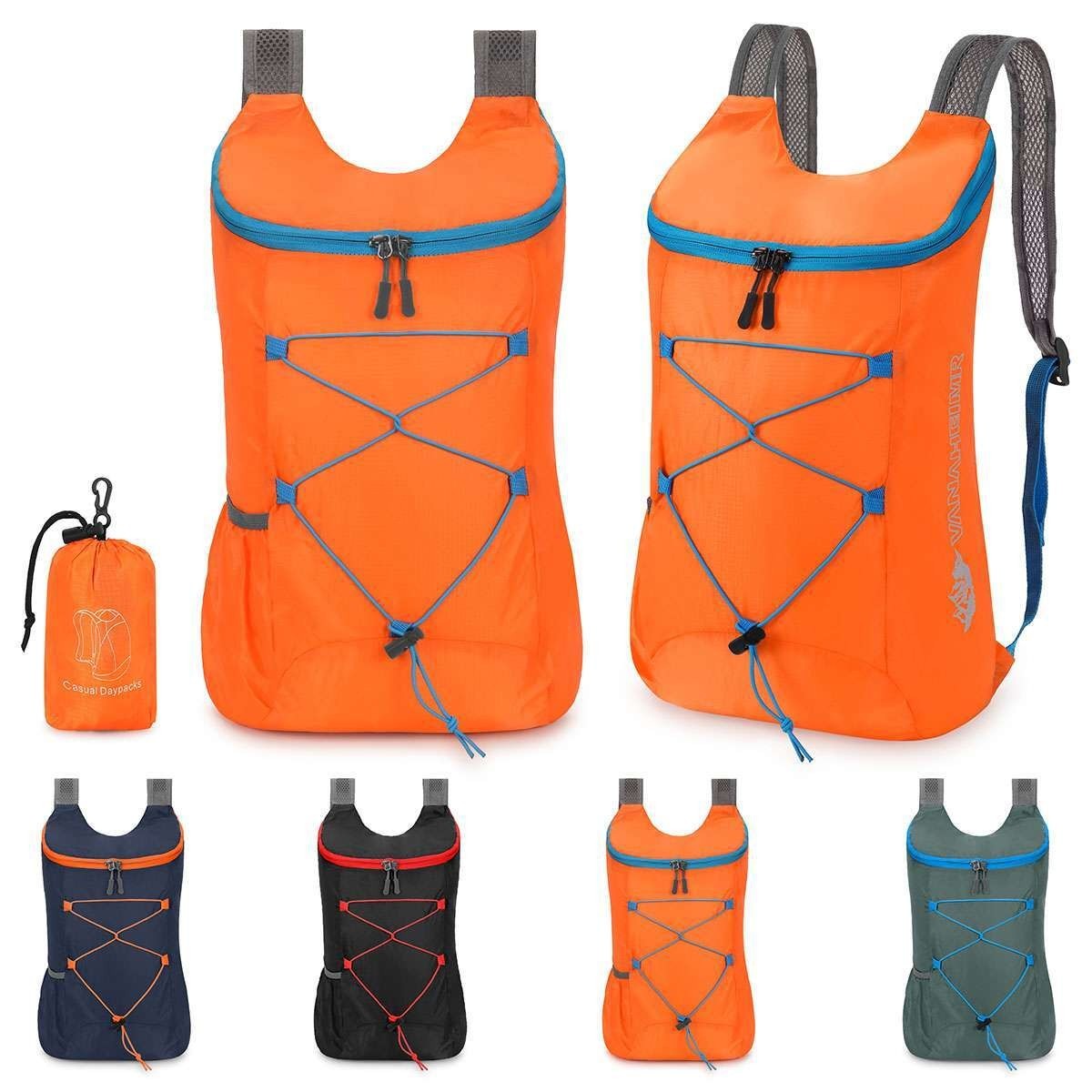 NEW Foldable Backpack Men Women Hiking Bag Camping Travel Rucksack Bag Outdoor