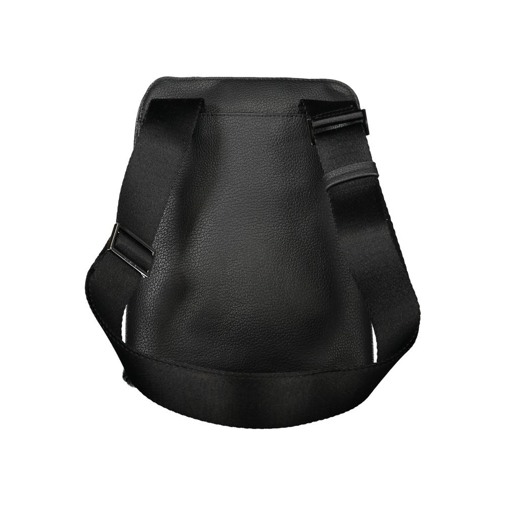 Calvin Klein Black Polyurethane Men’s Shoulder Bag 100% Authentic – CA-27441