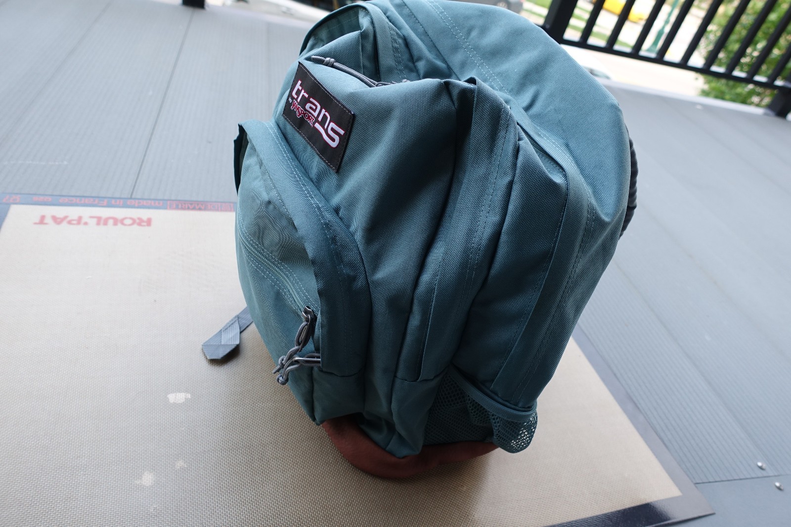 Trans By Jansport 17″ laptop Backpack JS0A33S3 -Large -Brown Leather Bottom