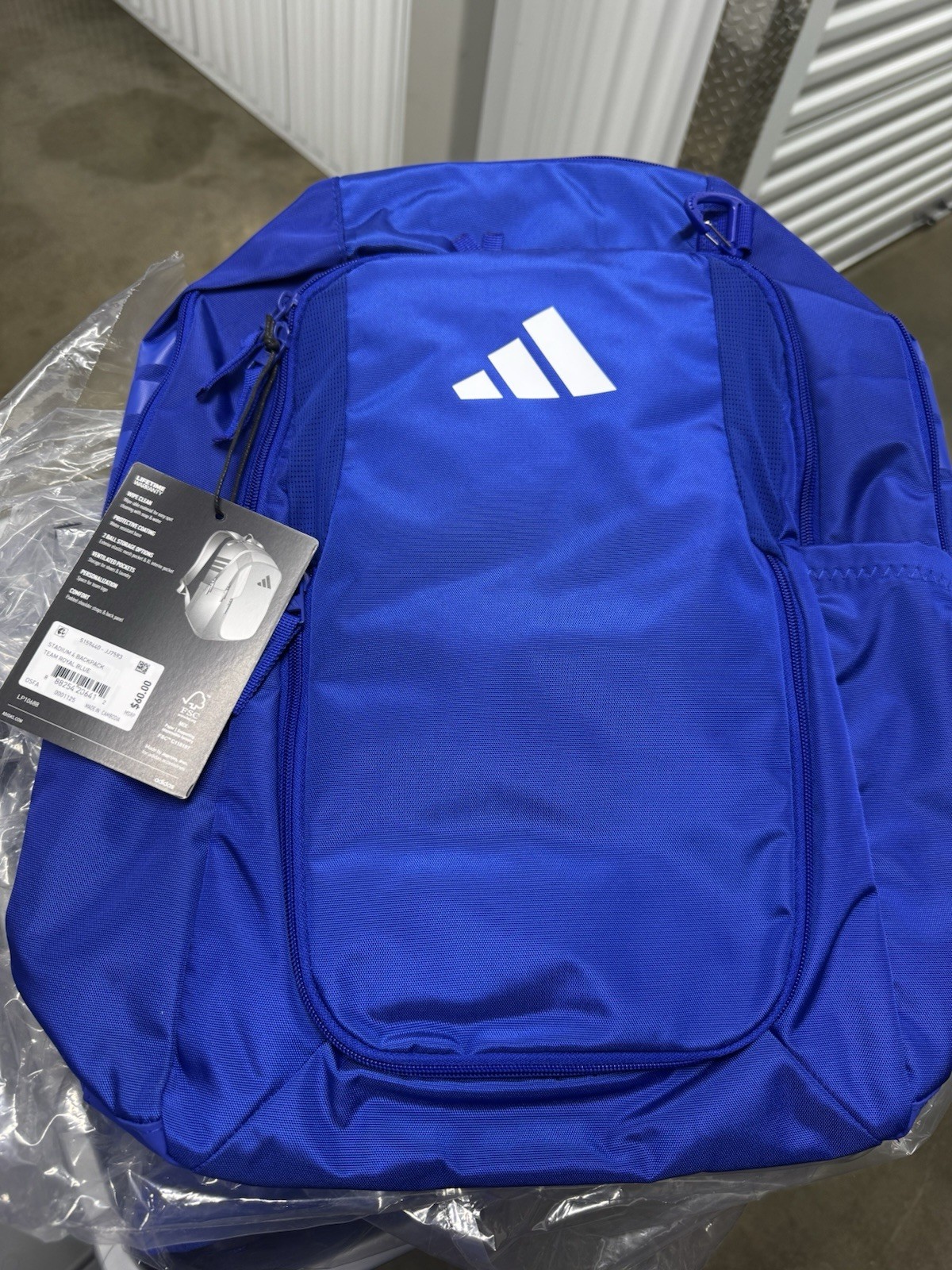 ADIDAS STADIUM 4 BACKPACK TEAM ROYAL BLUE