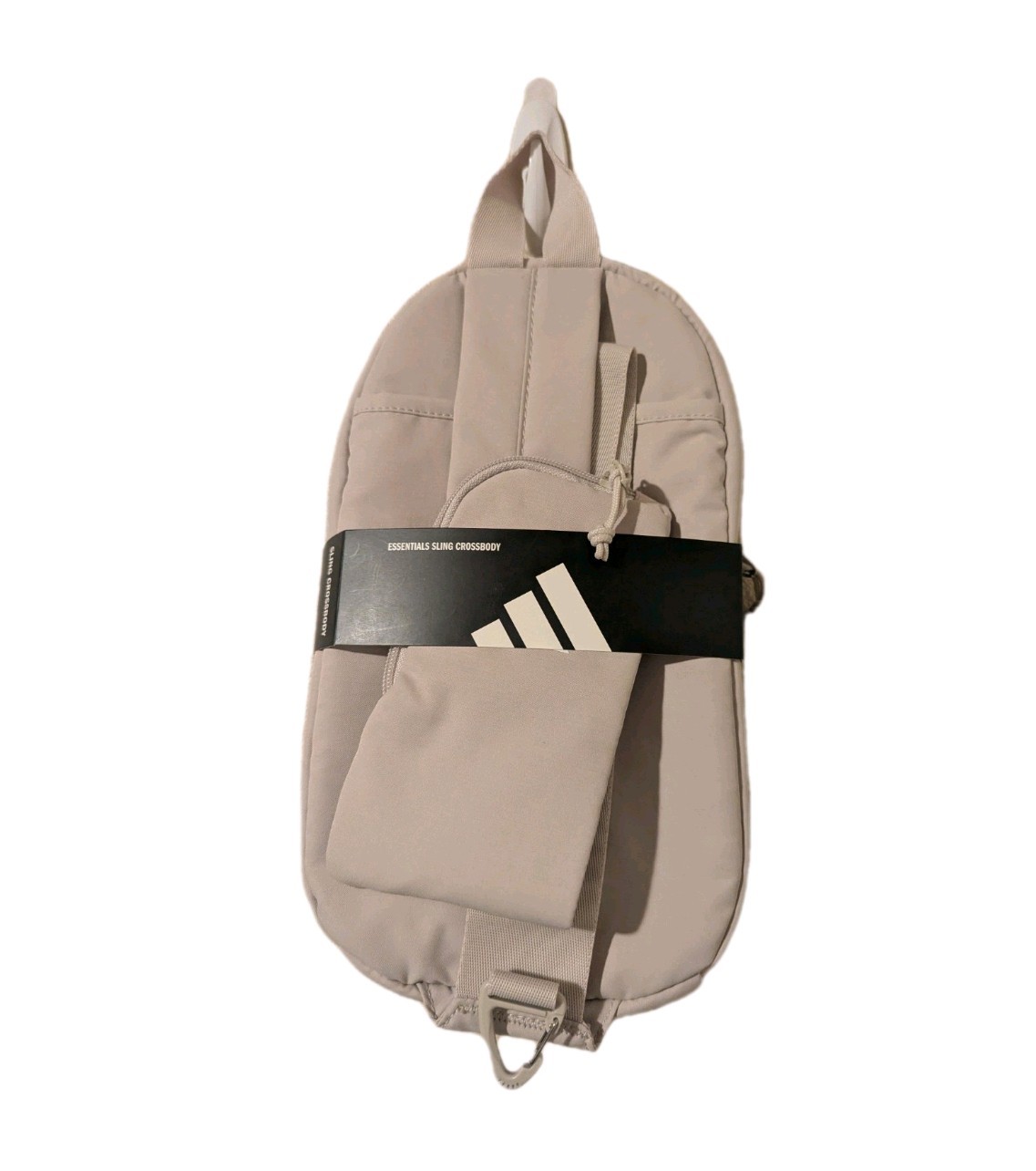 Adidas Essentials Sling Crossbody Bag, Beige (Cream), NWT Adjustable, unisex NEW