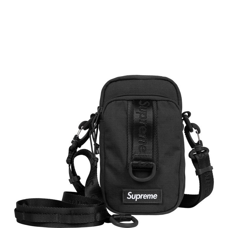 Supreme Shoulder Bag Black SS26 Jacquard Box Logo Water Resistant Cordura NWT