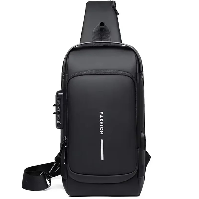 Men Multifunction Anti Theft USB Shoulder Bag Man Crossbody Cross Body Travel.