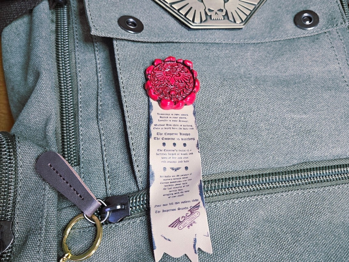 Warhammer 40K Cosplay Backpack |Astra Militarum Recruit Death Korps Grimdark