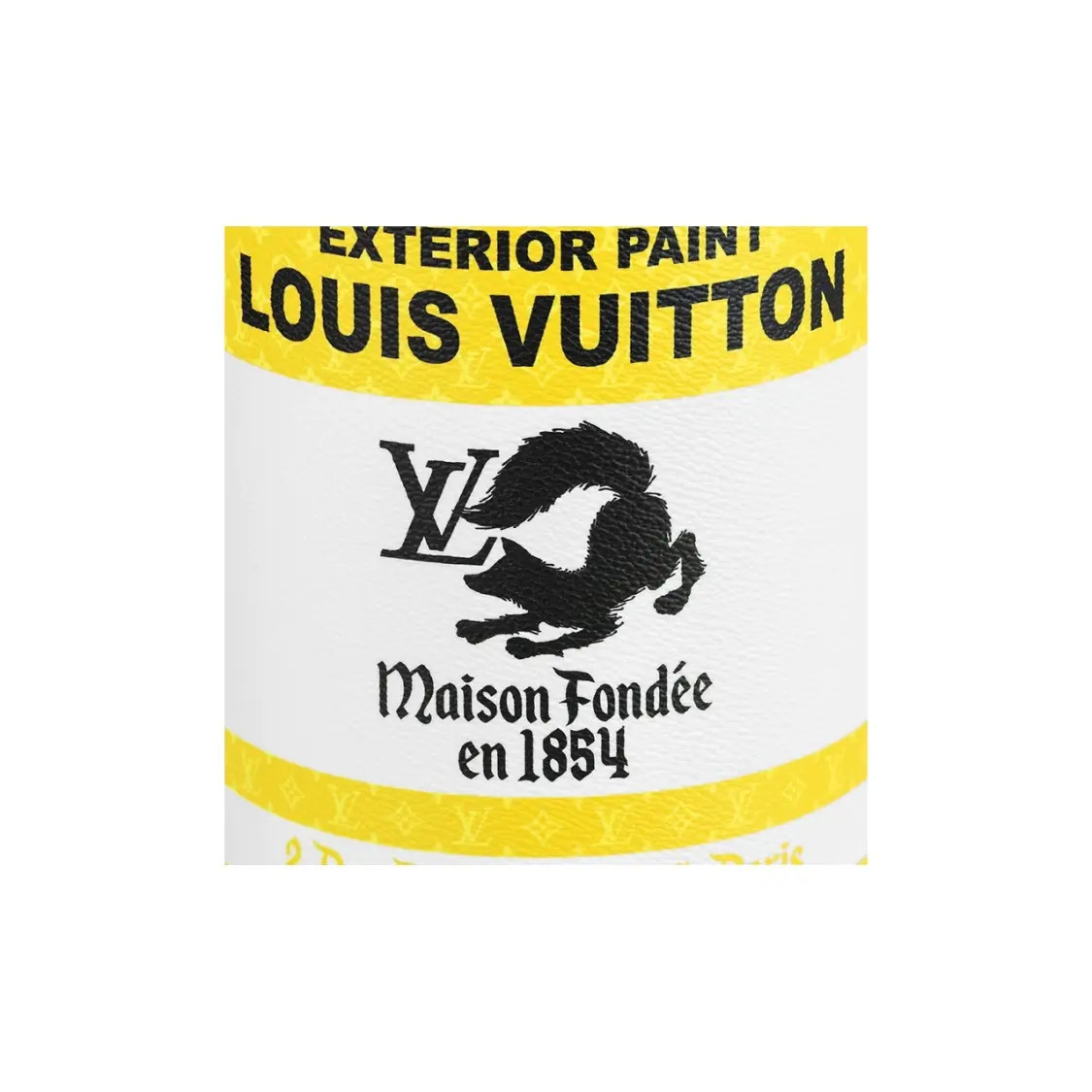 LOUIS VUITTON Paint Can Single Shoulder Handheld Bag Men’s 5.3×5.3×6.5 in