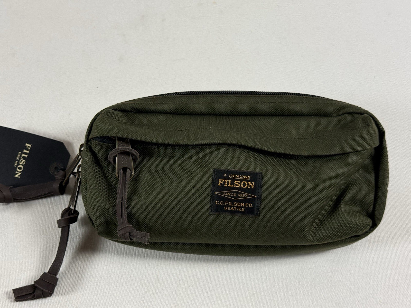 FILSON DRYDEN CROSSBODY BAG OTTER GREEN OS NWT
