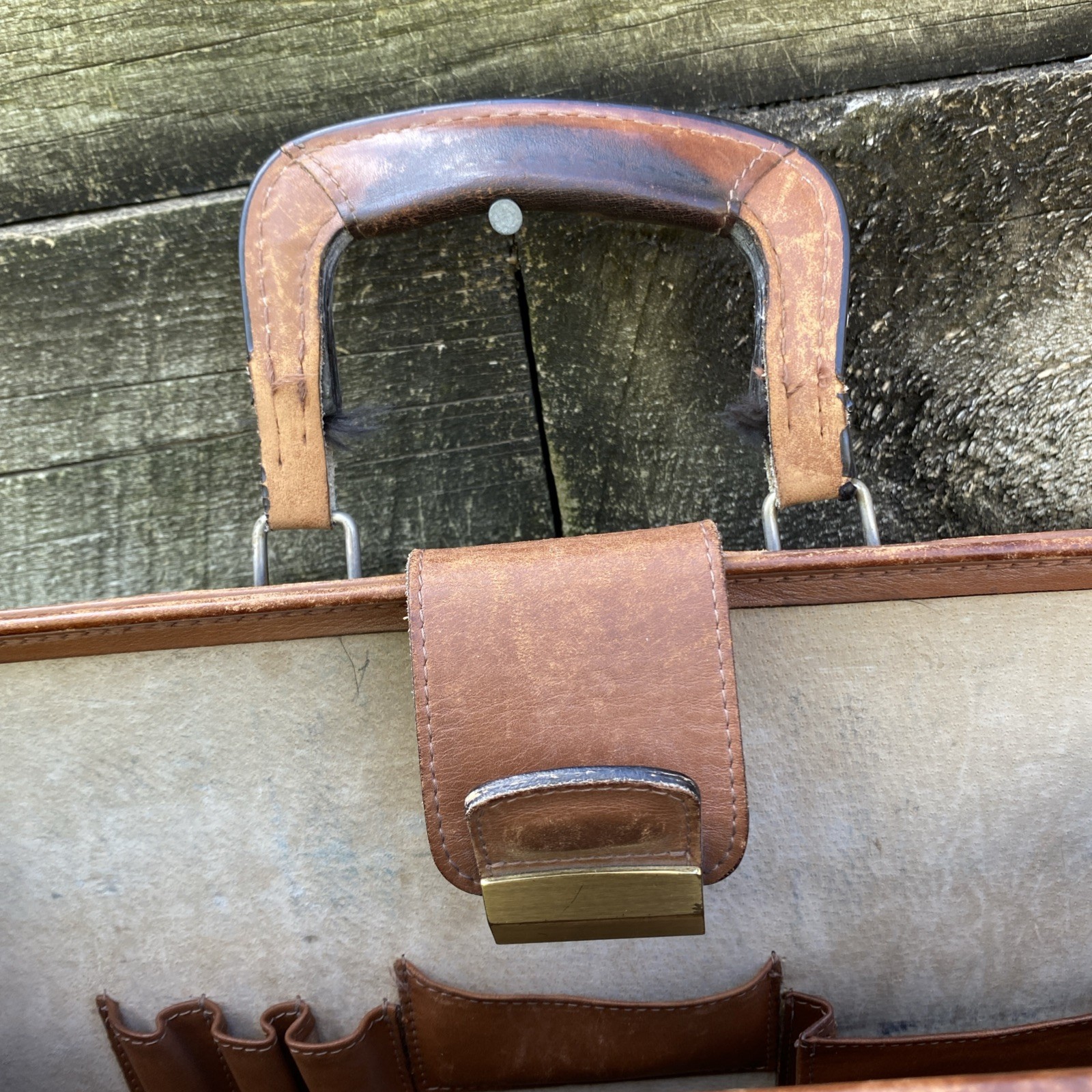 Vintage Coach All Leather Briefcase Style 5420 RARE