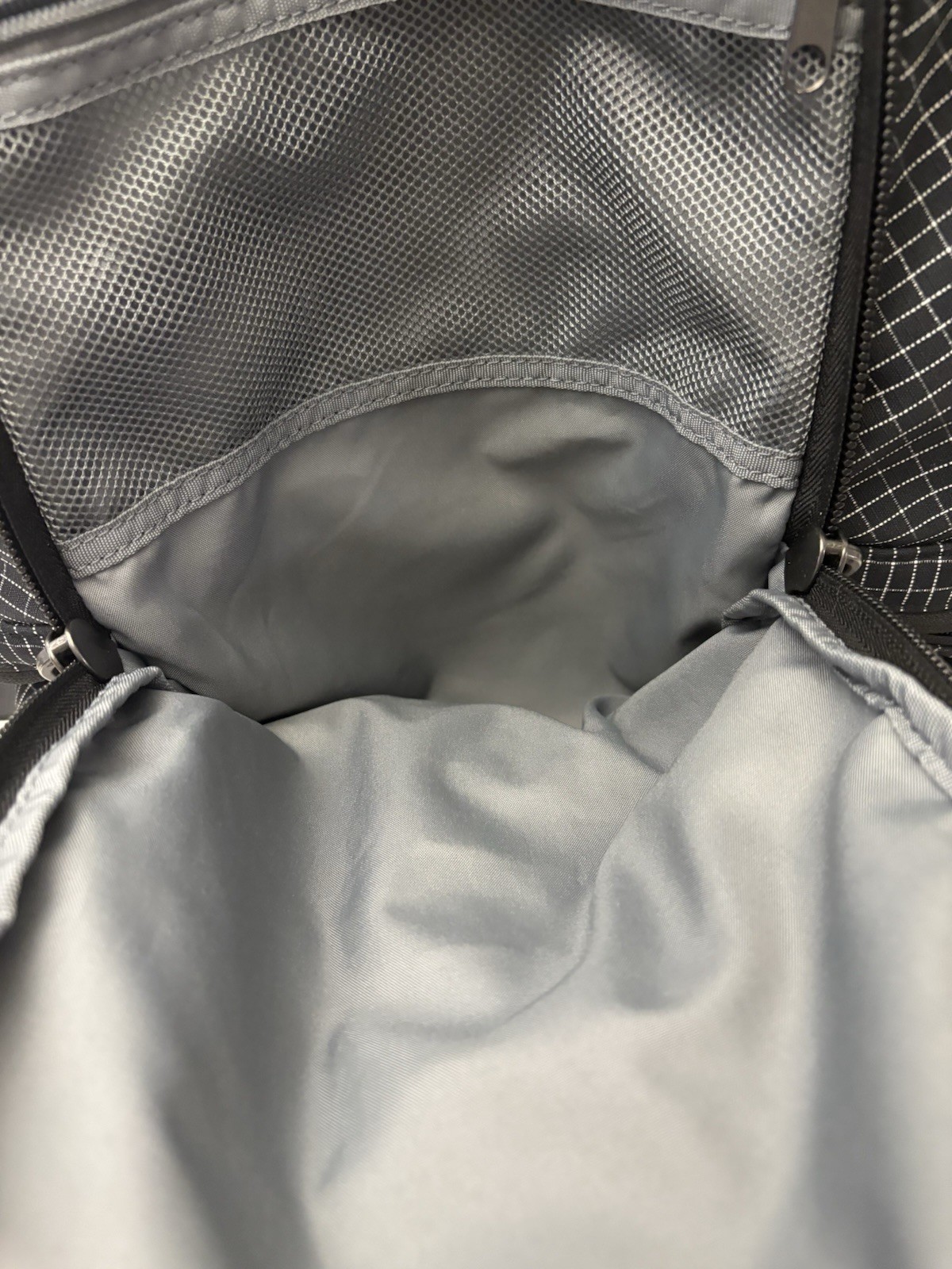 Nike Authentic Black And White Pattern Zip Backpack