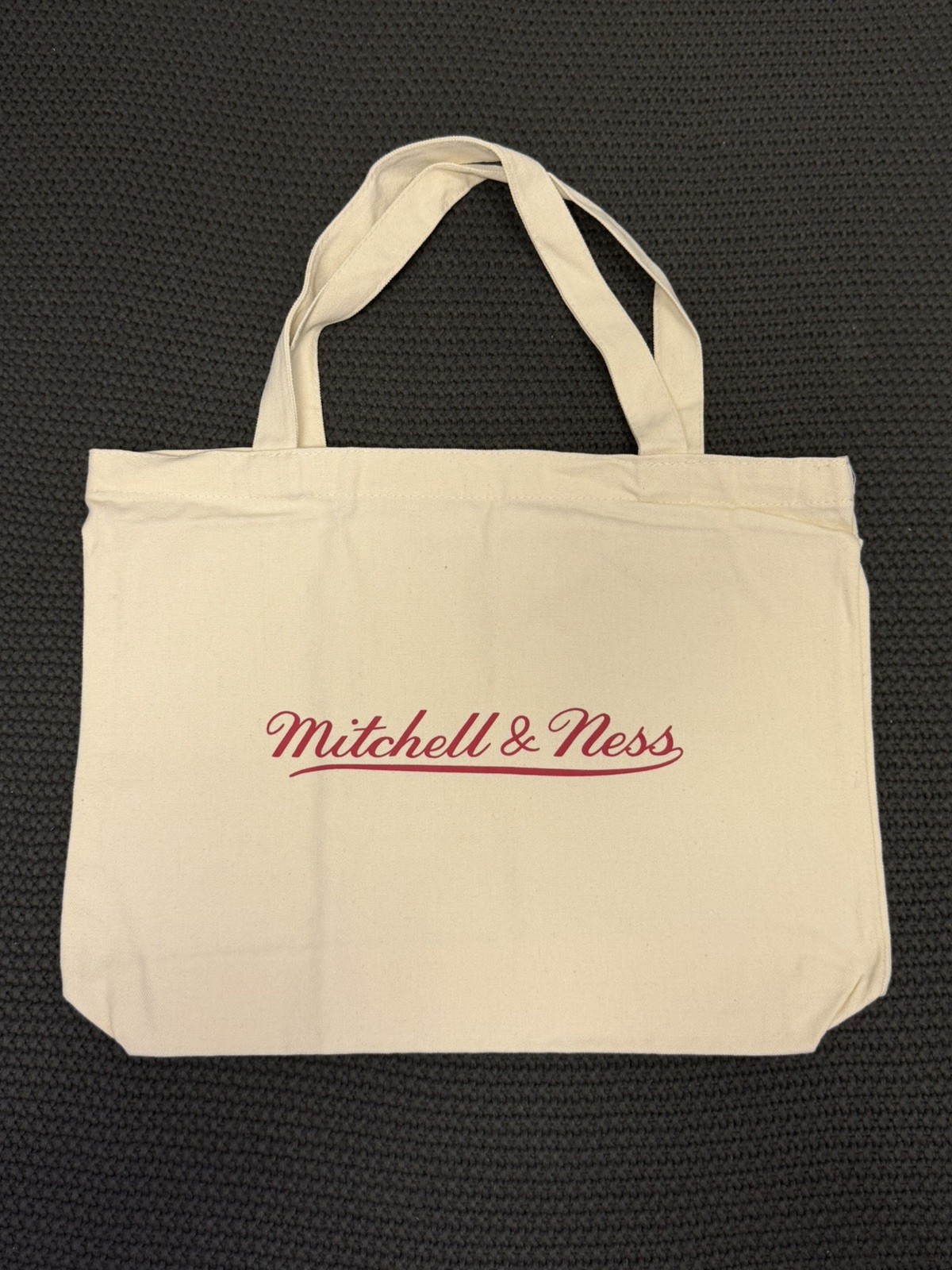 NEW Mitchell & Ness Brand Script Graphic Tote Bag