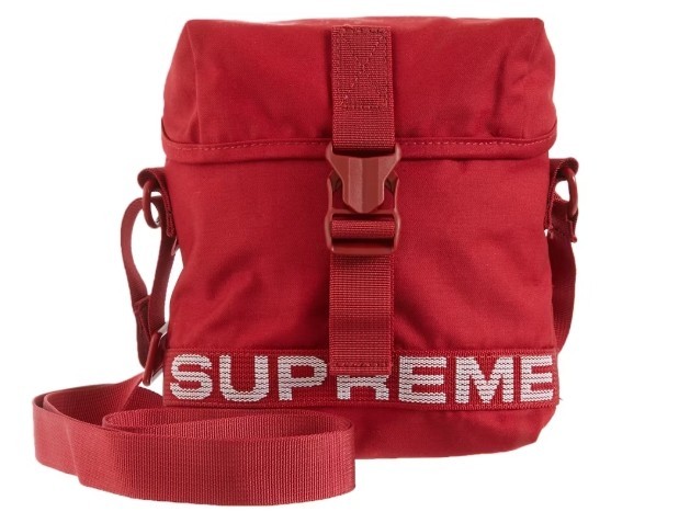 NWT Brand New Supreme Red Military Field Side Bag SS23