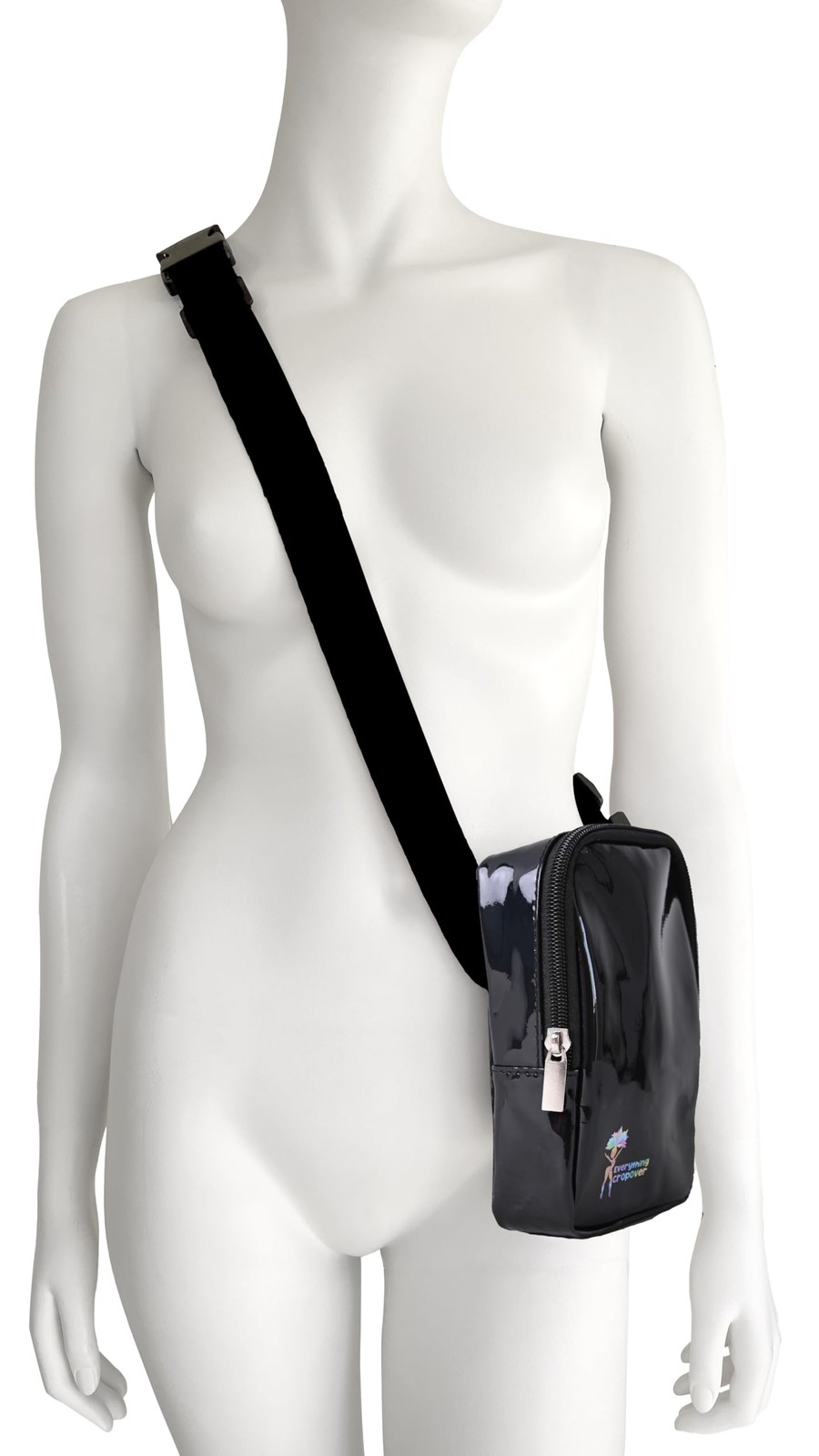3-IN-1 Thigh Bag Fanny Pack Crossbody Carnival Leg Harness Women Holographic