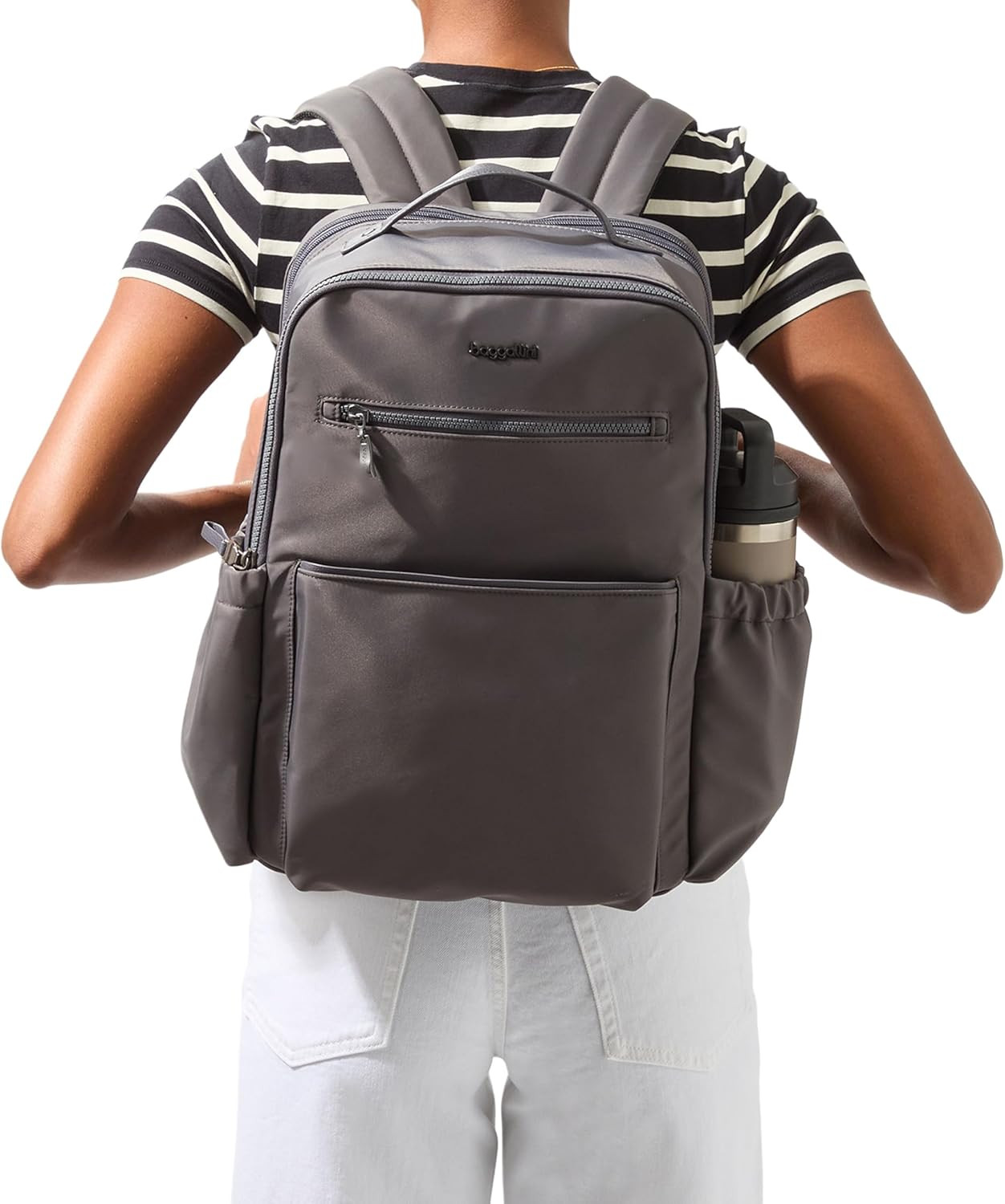 Tribeca Expandable Laptop Backpack – 15″X11″ Lightweight RFID Computer Bag for W