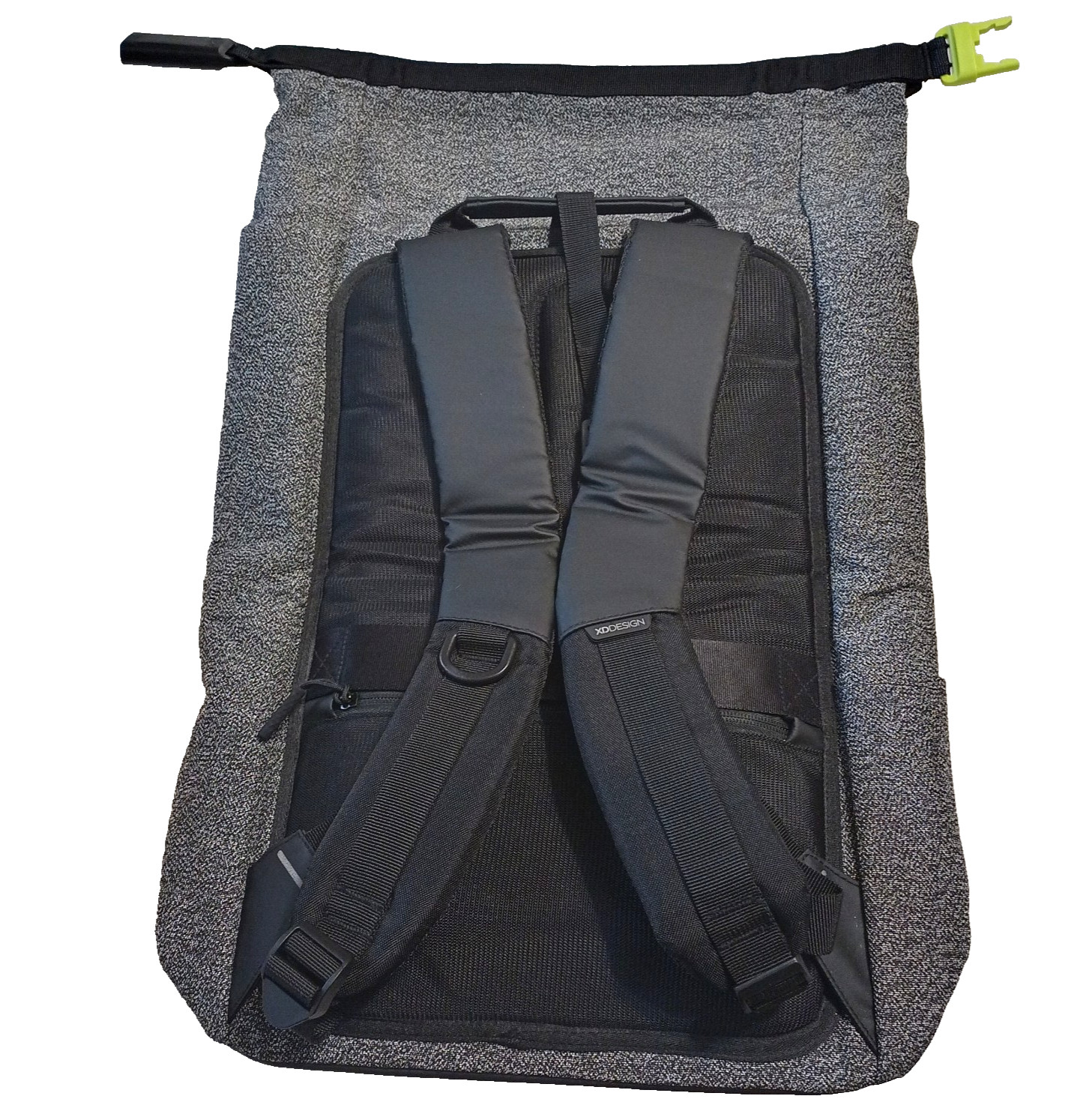 XD Design Bobby Urban Anti-Theft Cut-Proof Backpack Grey Roll Top Lock New