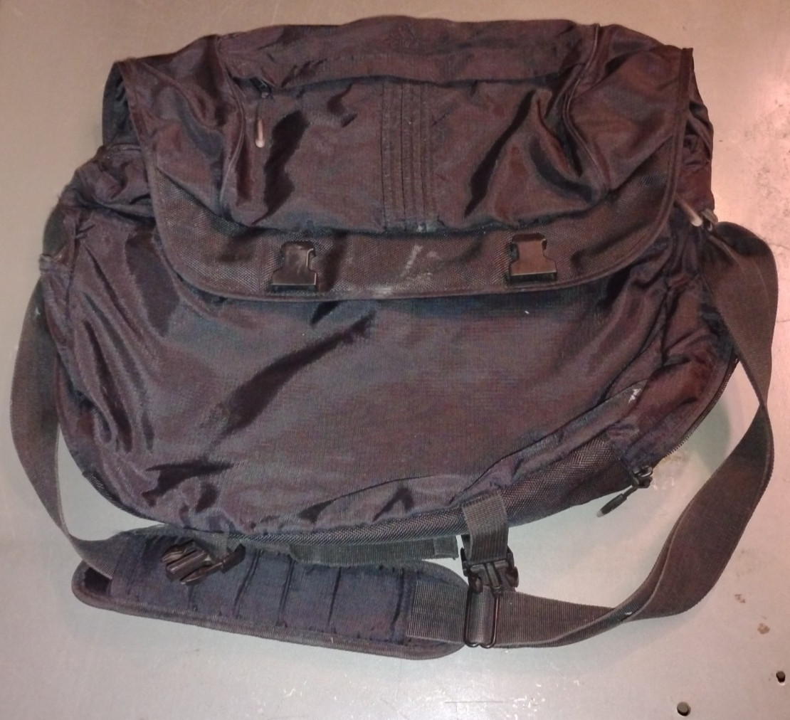 Adidas Black Messenger Bag