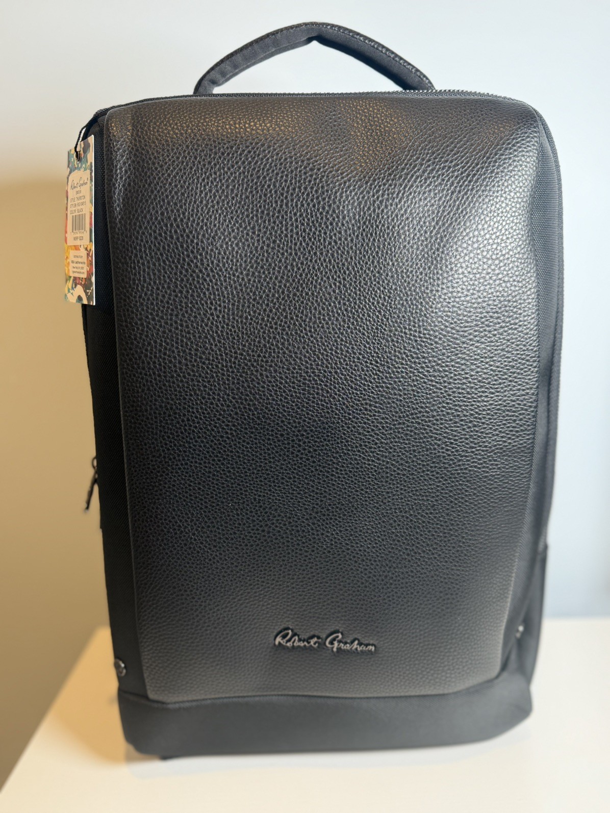 Robert Graham Thurston Mix Media Backpack Black NWT $228