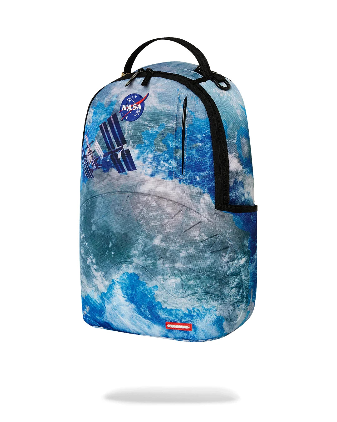 Sprayground NASA Space Station Backpack🔥New Black Bookbag Large School Bag