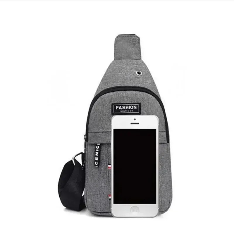 Men’s Canvas Sling Backpack Shoulder Bag Travel Casual Crossbody Chest Pack US
