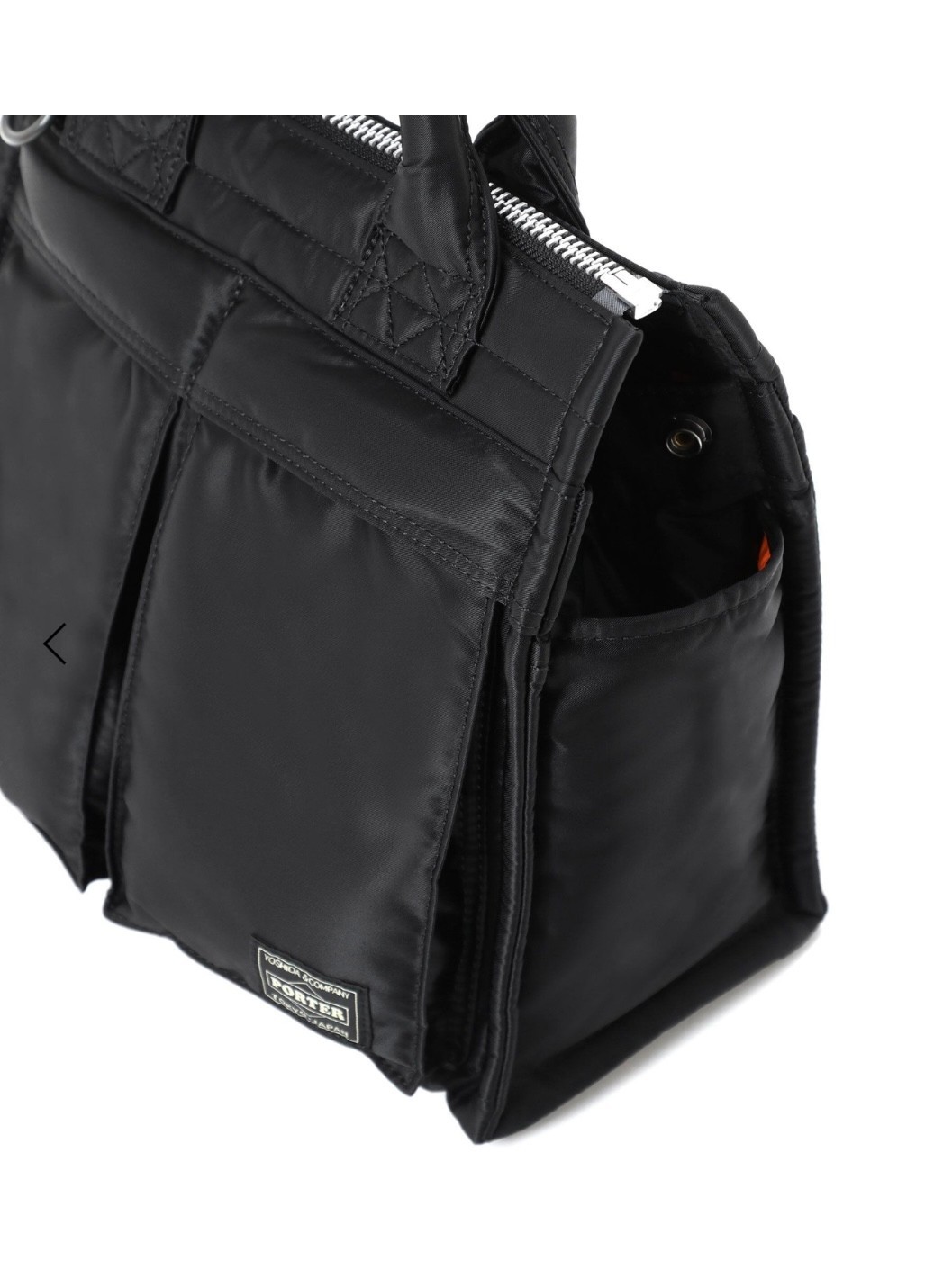 PORTER YOSHIDA TANKER Square Tote Bag Black 622-27844 Unisex Made in Japan
