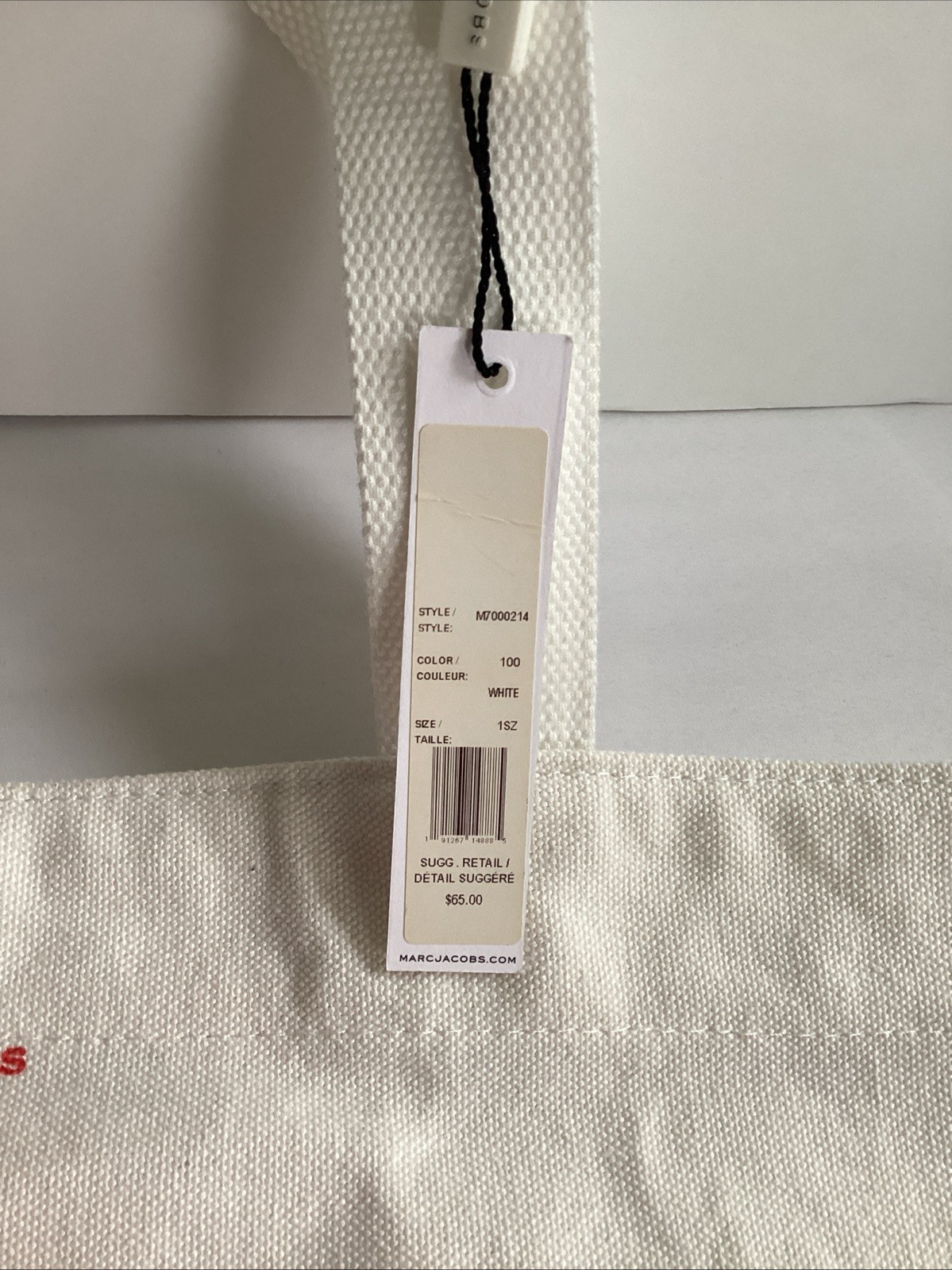 2014 Marc Jacobs Dripping Rainbow Pride Canvas Tote NWT