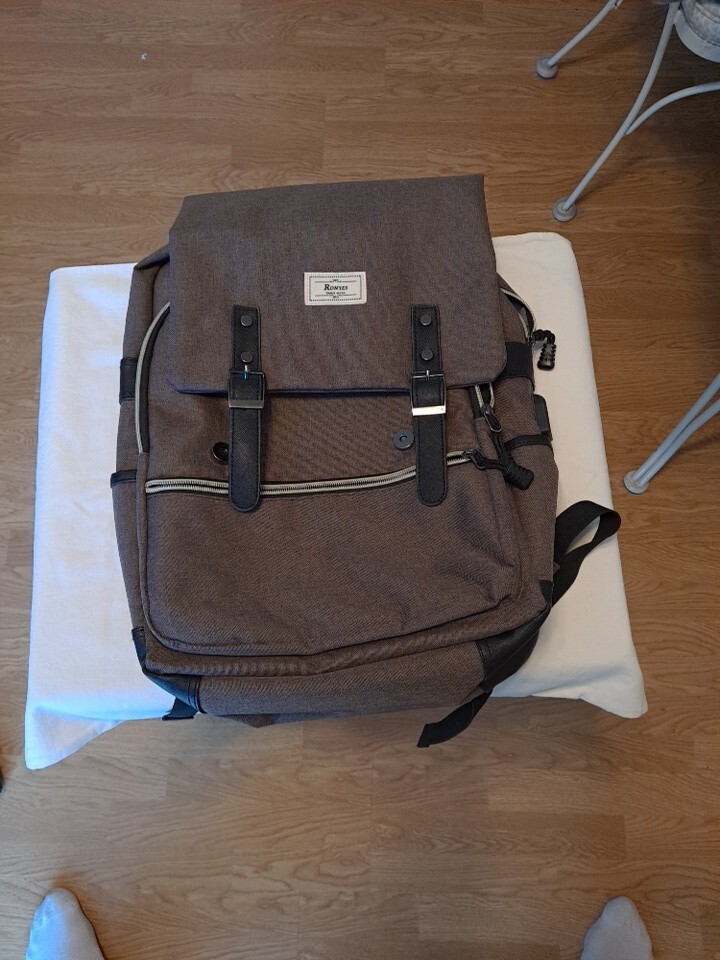 Unisex 15″ Laptop Backpack with USB/Power Cable Port