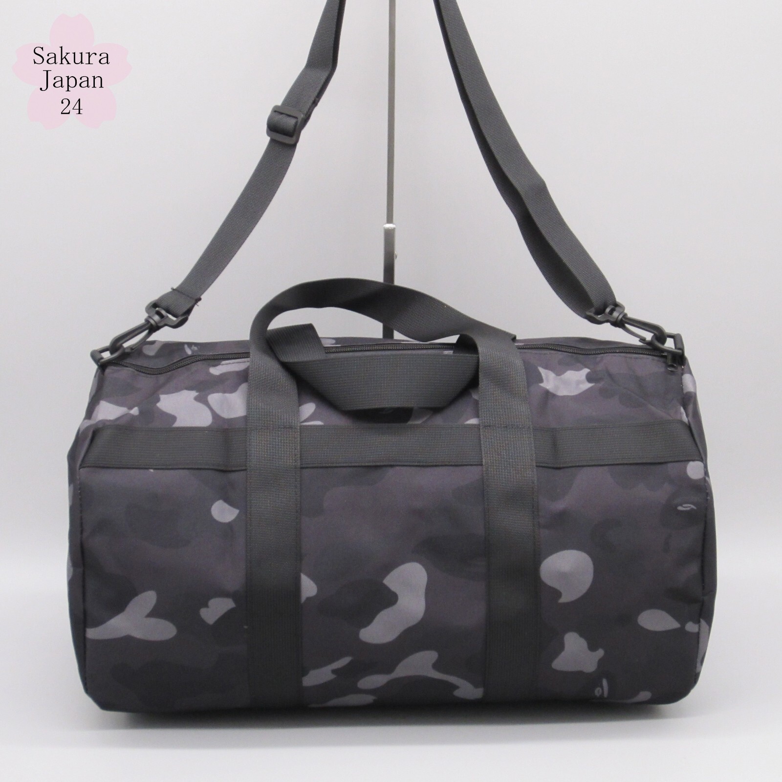 BAPE A Bathing Ape Camo Black Duffle Bag 2022 SPR Shoulder 2022 AW Mag Free Gift