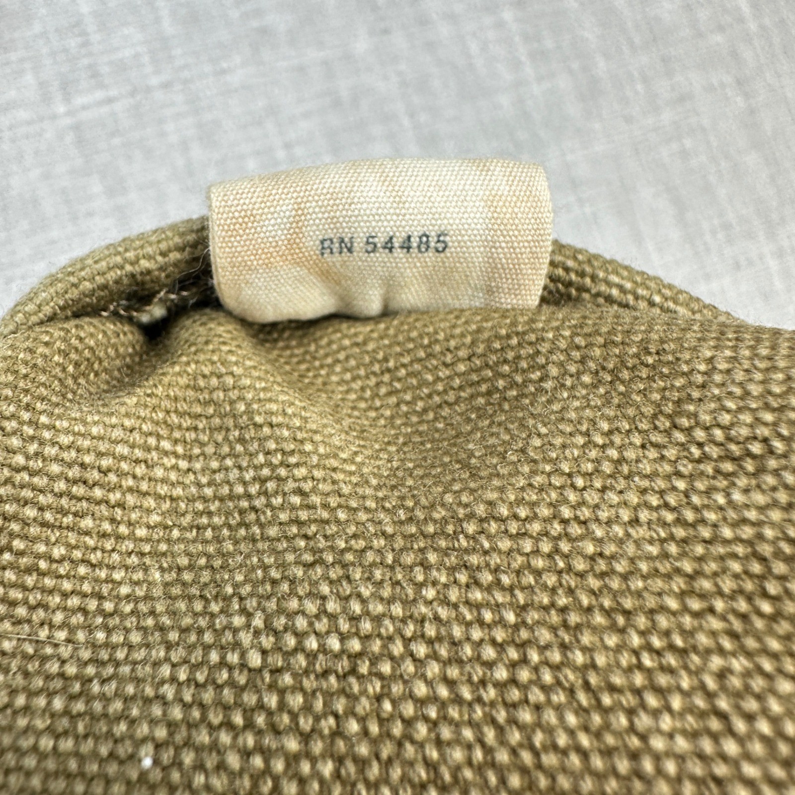 Vtg American Eagle Messenger Bag Khaki Canvas Utility Crossbody Adjustable Strap