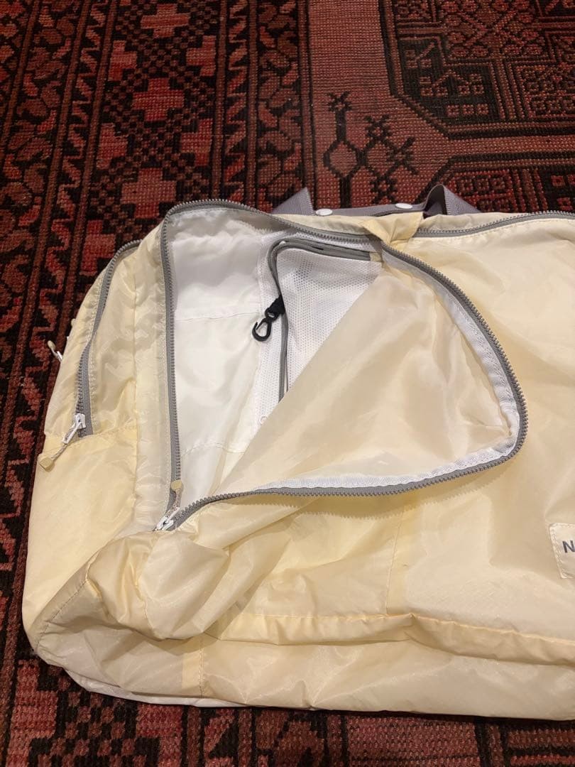 The North Face Purple Label Lightweight 2-Way Bag White 45x30x10cm Used JAPAN