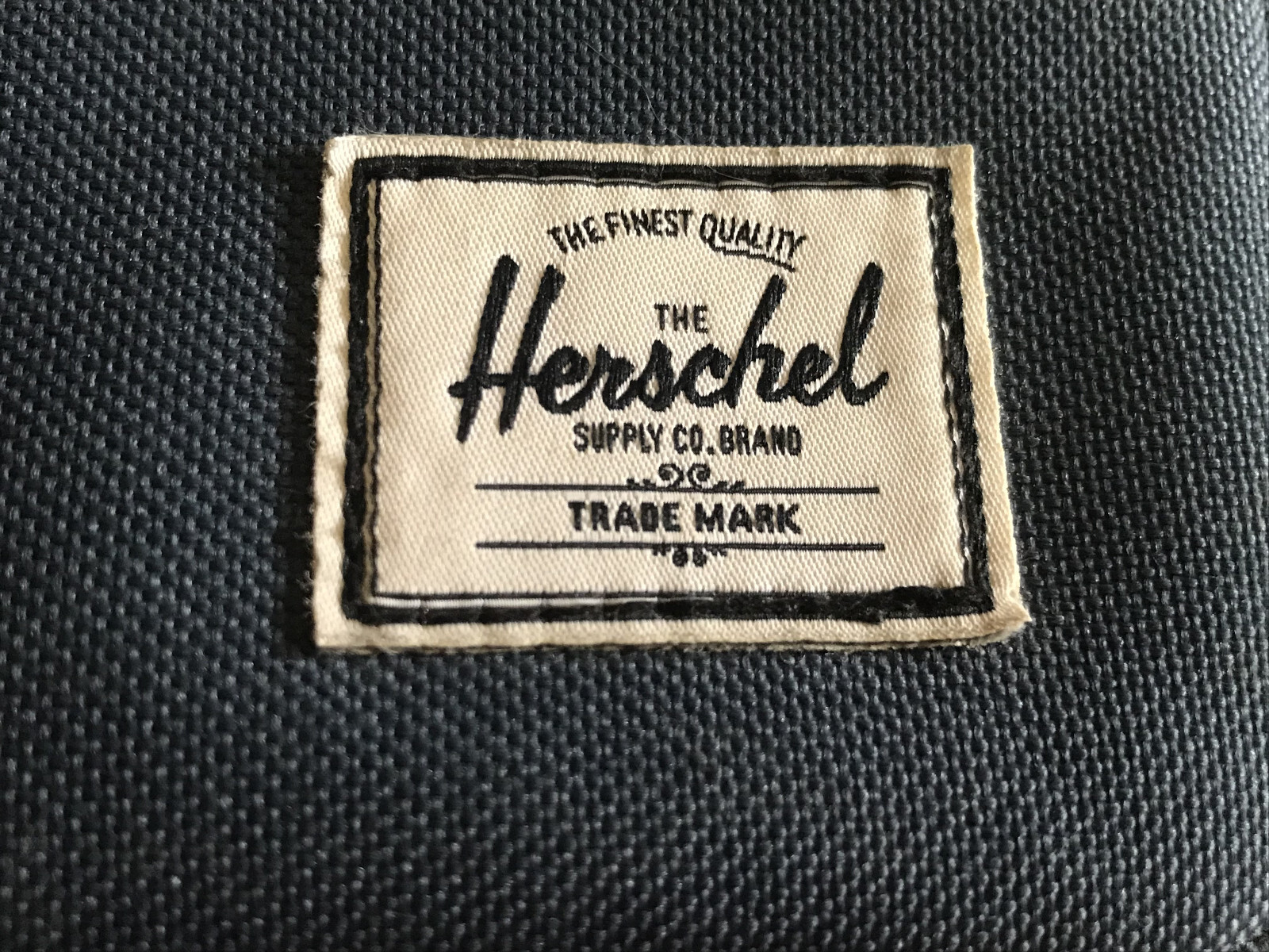*** Herschel Supply Company Two-Tone Blue Lined Clutch/Carry-On Pouch SIZE MED