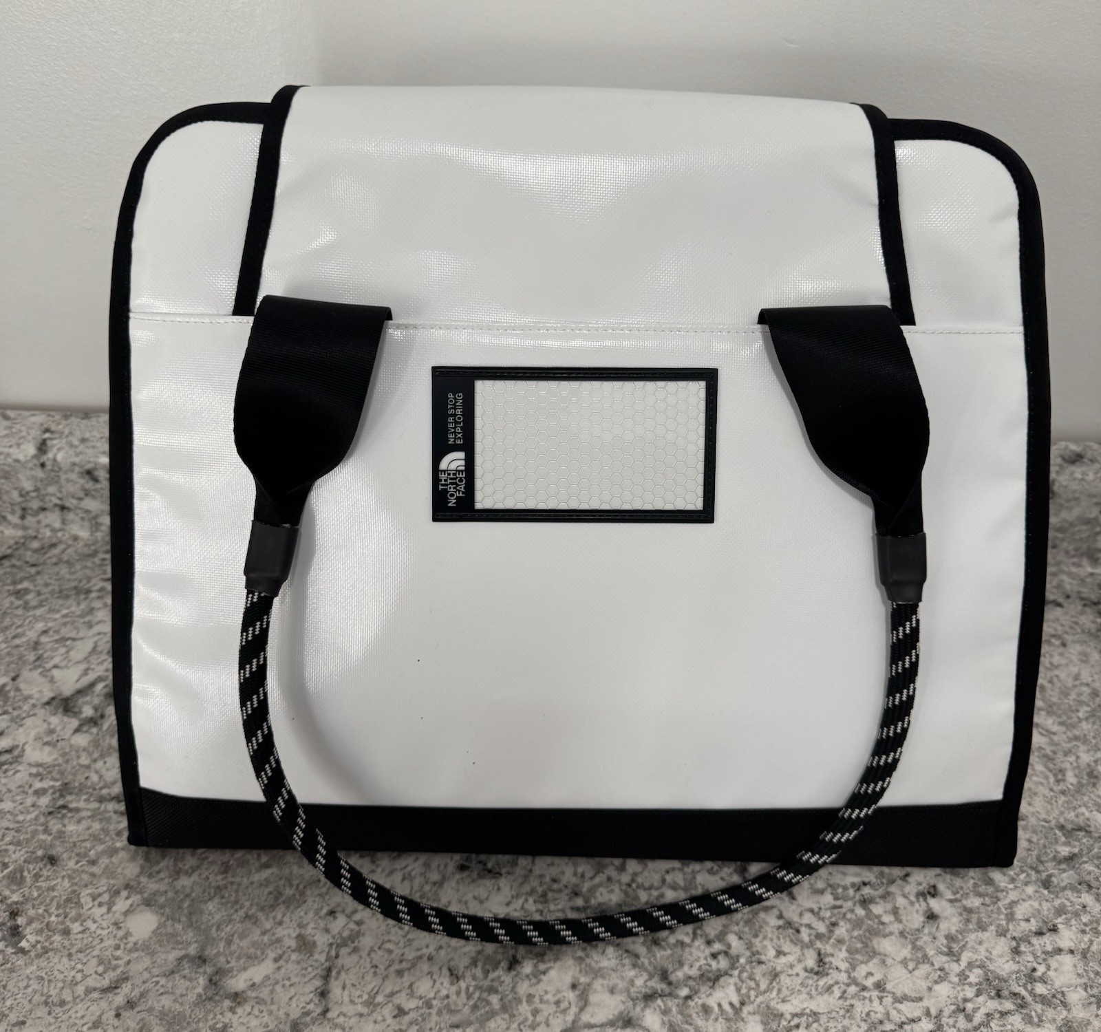 The North Face Base Camp Tote Bag Sample – TNF White/Black $175 MSRP