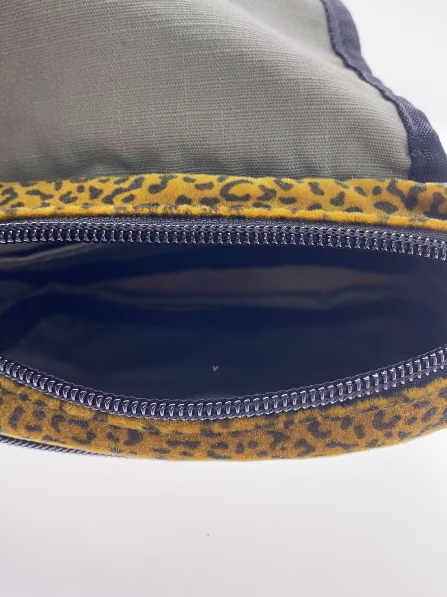 Supreme Pouch, Polyester, BRW Leopard Print, 25FW Velvet Mini Pouch, Tan Leopard