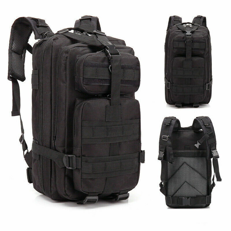 Military Tactical Backpack Daypack Bug Out Bag for Hiking Camping School Travel