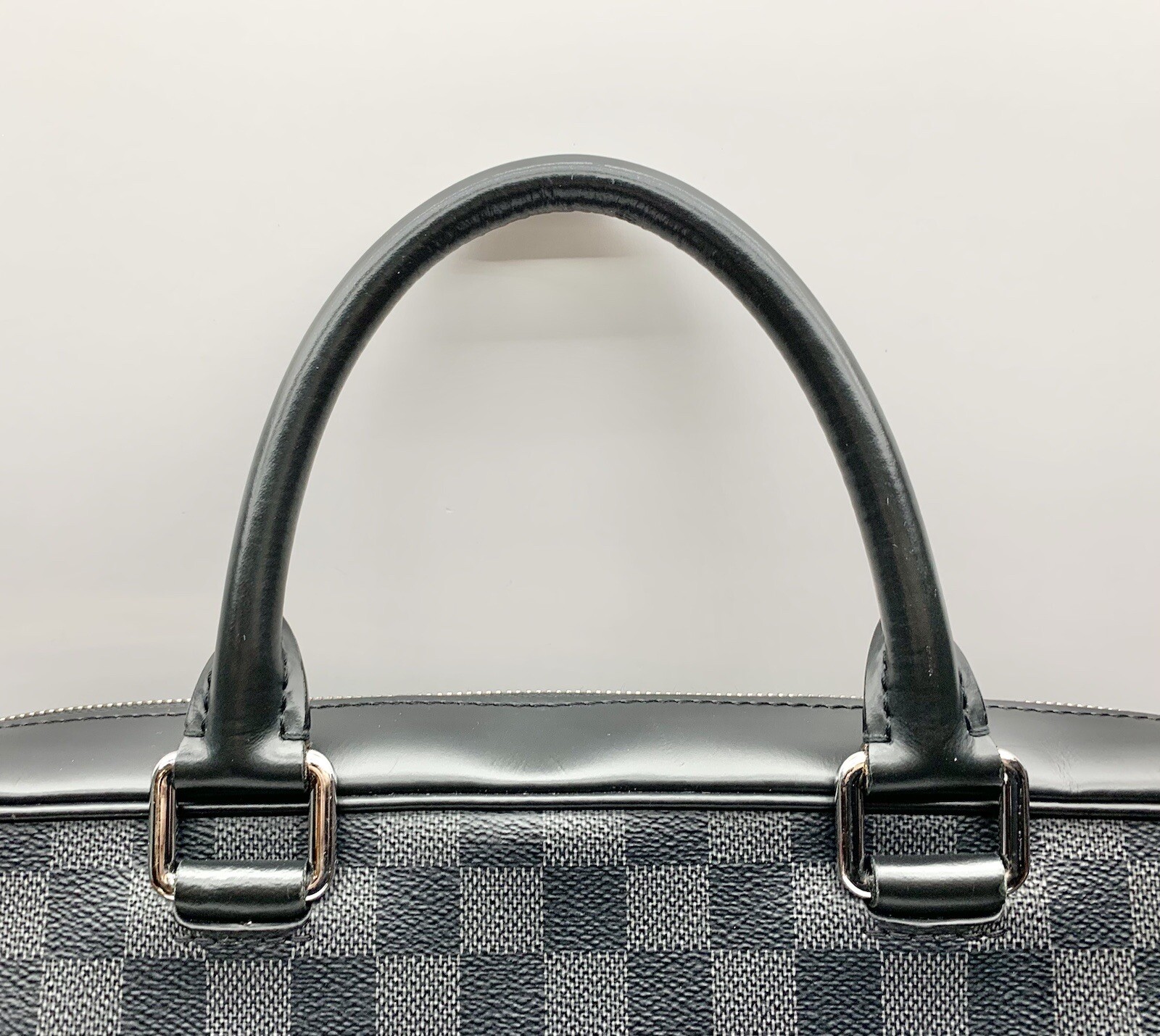 Louis Vuitton Damier Graphite Porte Documents Business PM Black Bag