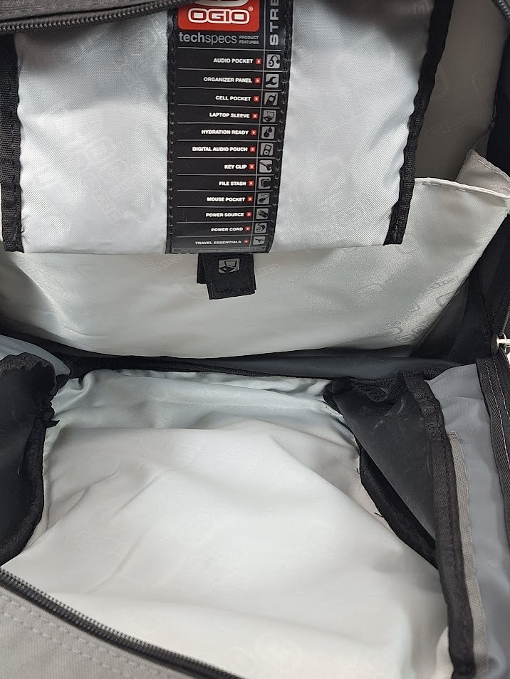 Laptop Bag OGIO Fugitive Backpack Black/Grey