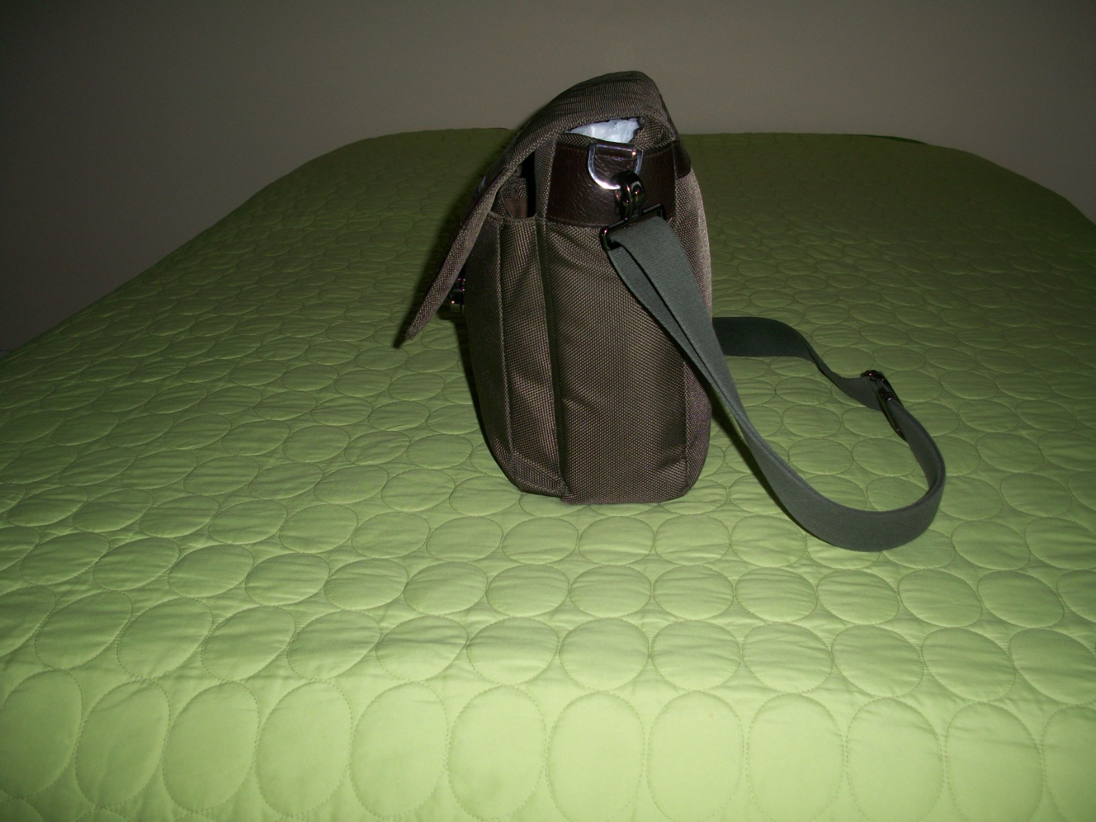 Mulberry Briefcase/Laptop Nylon/Leather Trim Shoulder/Crossbody Bag