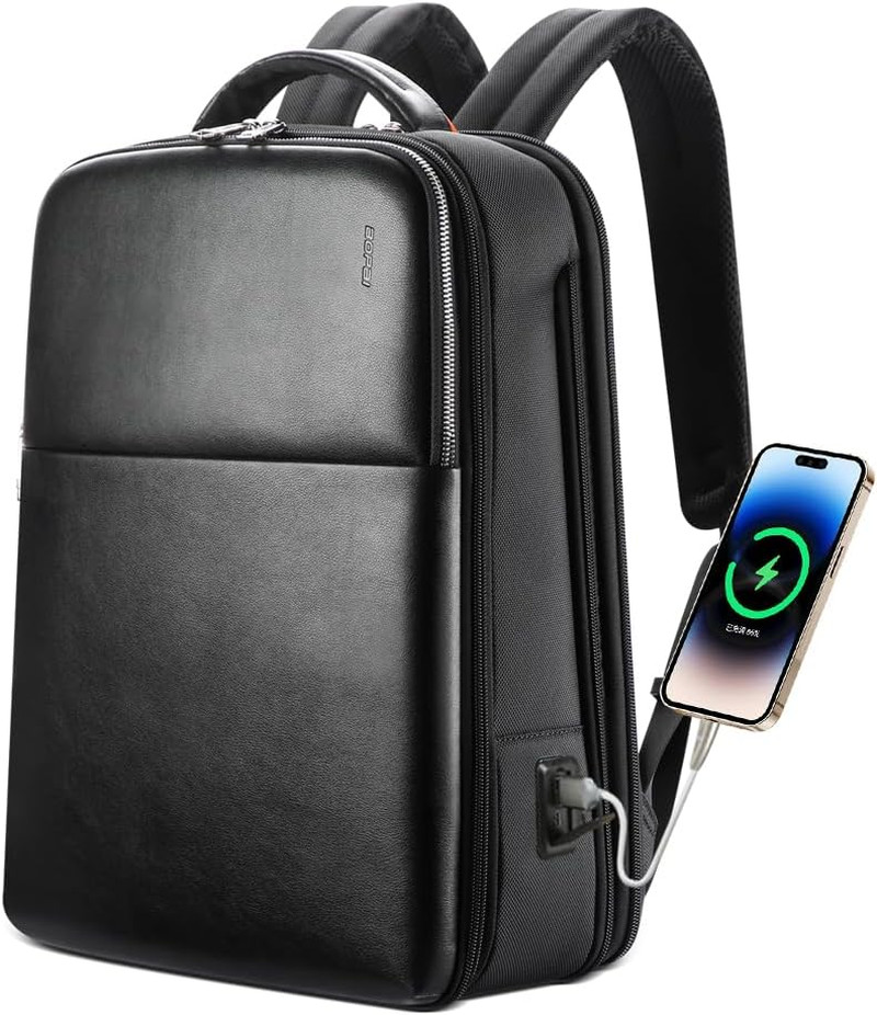 Lightweight 15.6″ Laptop Backpack for Men – USB Charging & Anti-Theft Design
