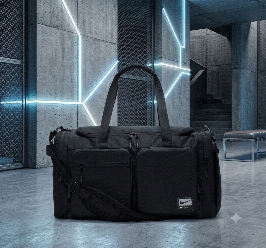 Nike Utility Power 2.0 Duffle Training Travel Carry On GYM Bag FN4208-010 Black