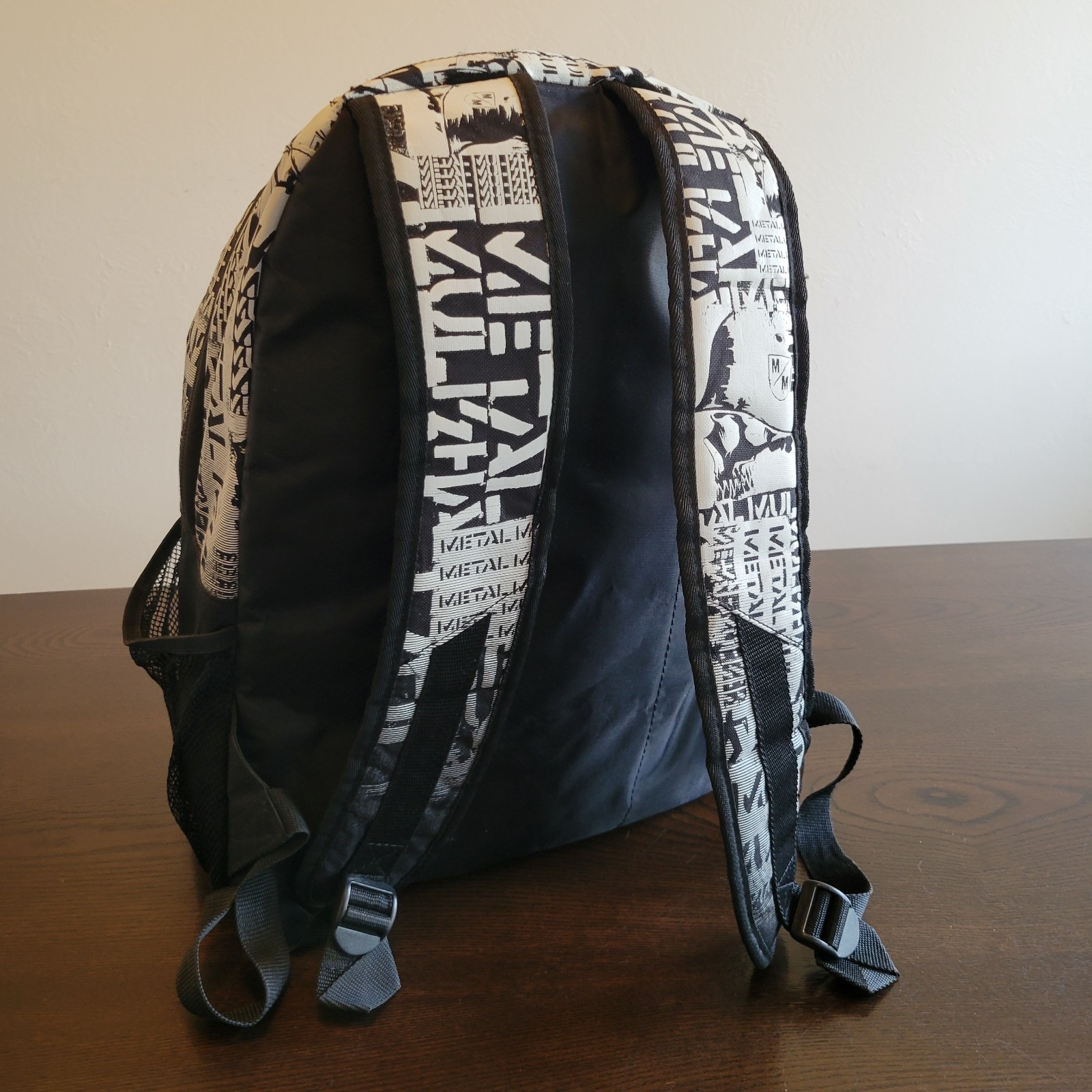 Rare Y2K Metal Mulisha Black Backpack Skate Skull Laptop School BMX
