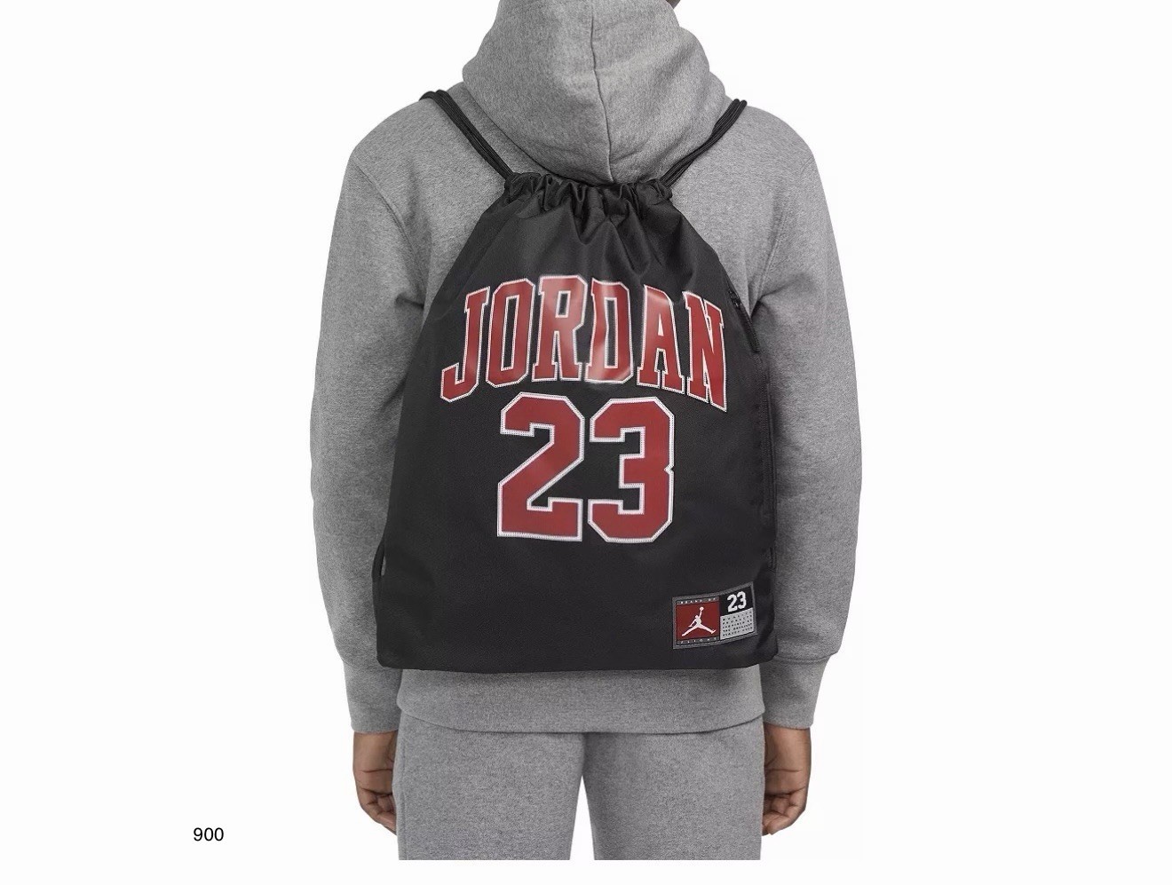*new* Jordan Drawstring Gym Sack Backpack – Black & Red