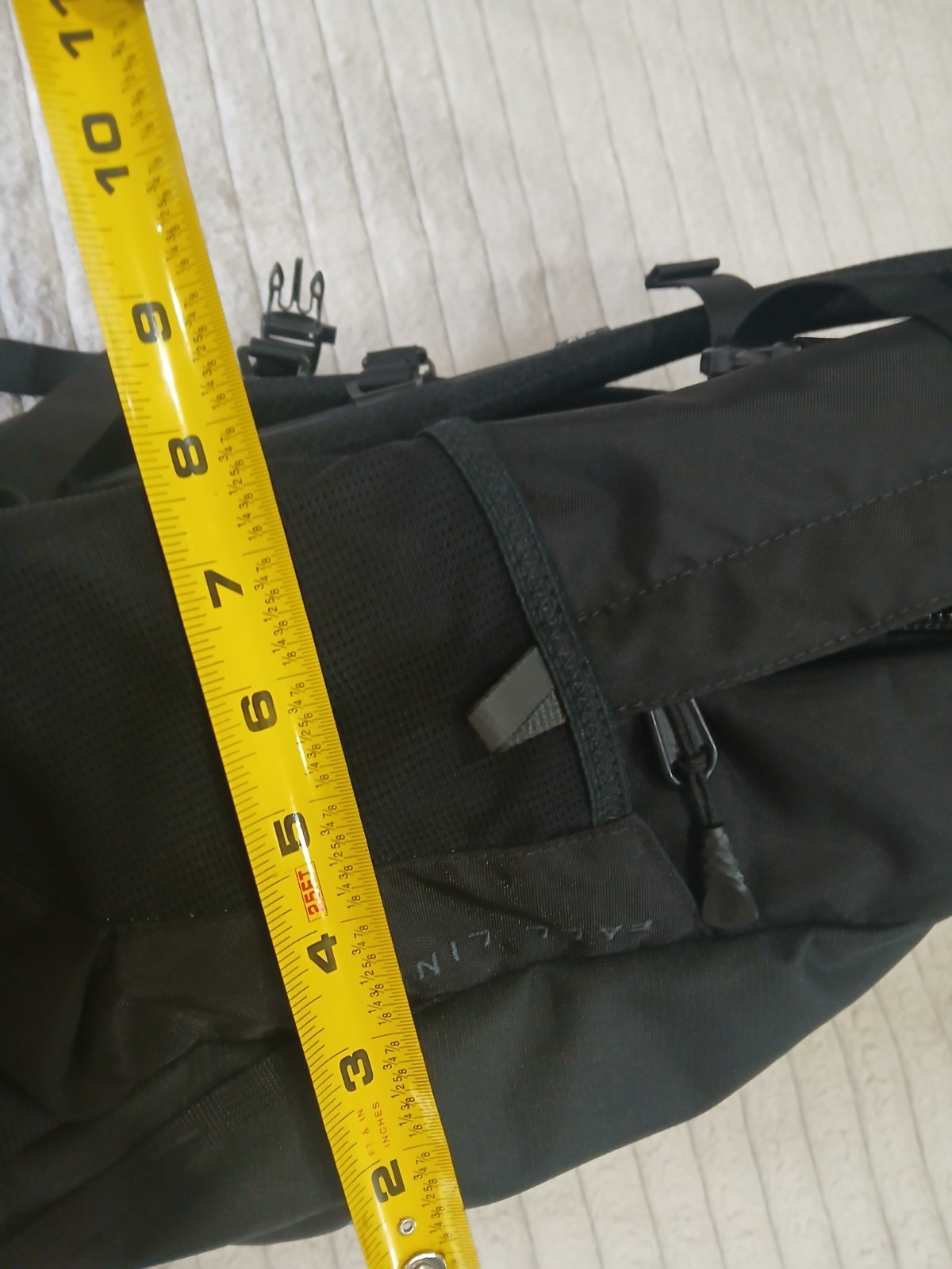 The North Face Fall Line Backpack TNF Black w/Logo NWOT Monogrammed Flexvent 28L