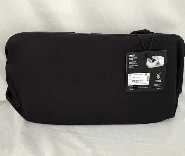 Adidas Diablo Small Duffel Black Fits Gym Locker Lifetime Warranty LP 11038