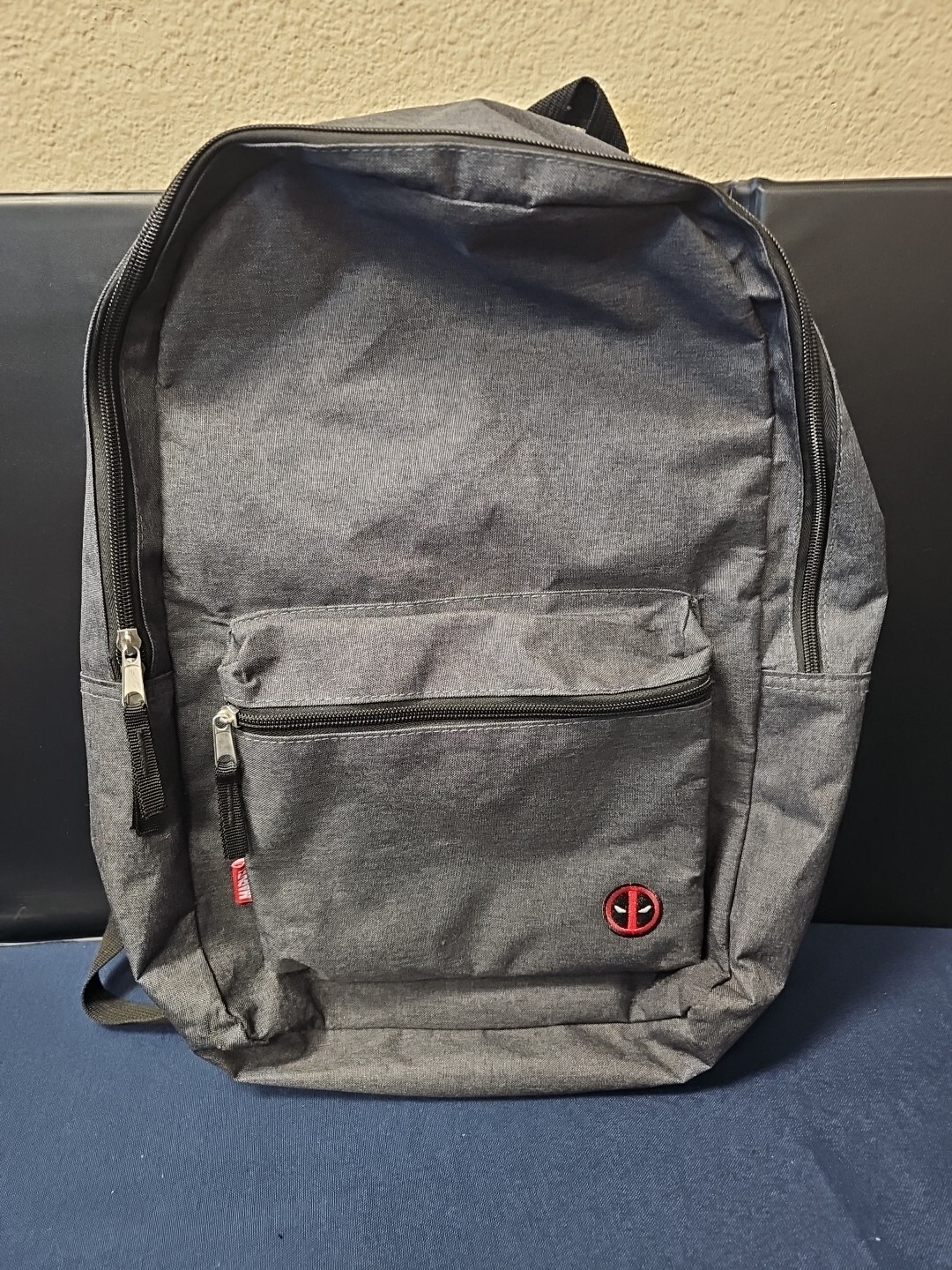 Deadpool Gray Backpack 12″ X 17″ NWOT